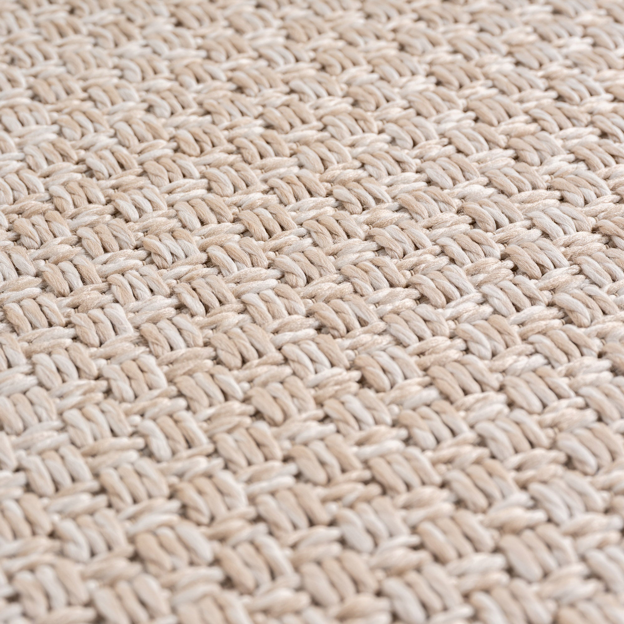 Carpettex Outdoor Teppich Wetterfest Küche Balkon & Wohnzimmer Boho Stil Beige-1