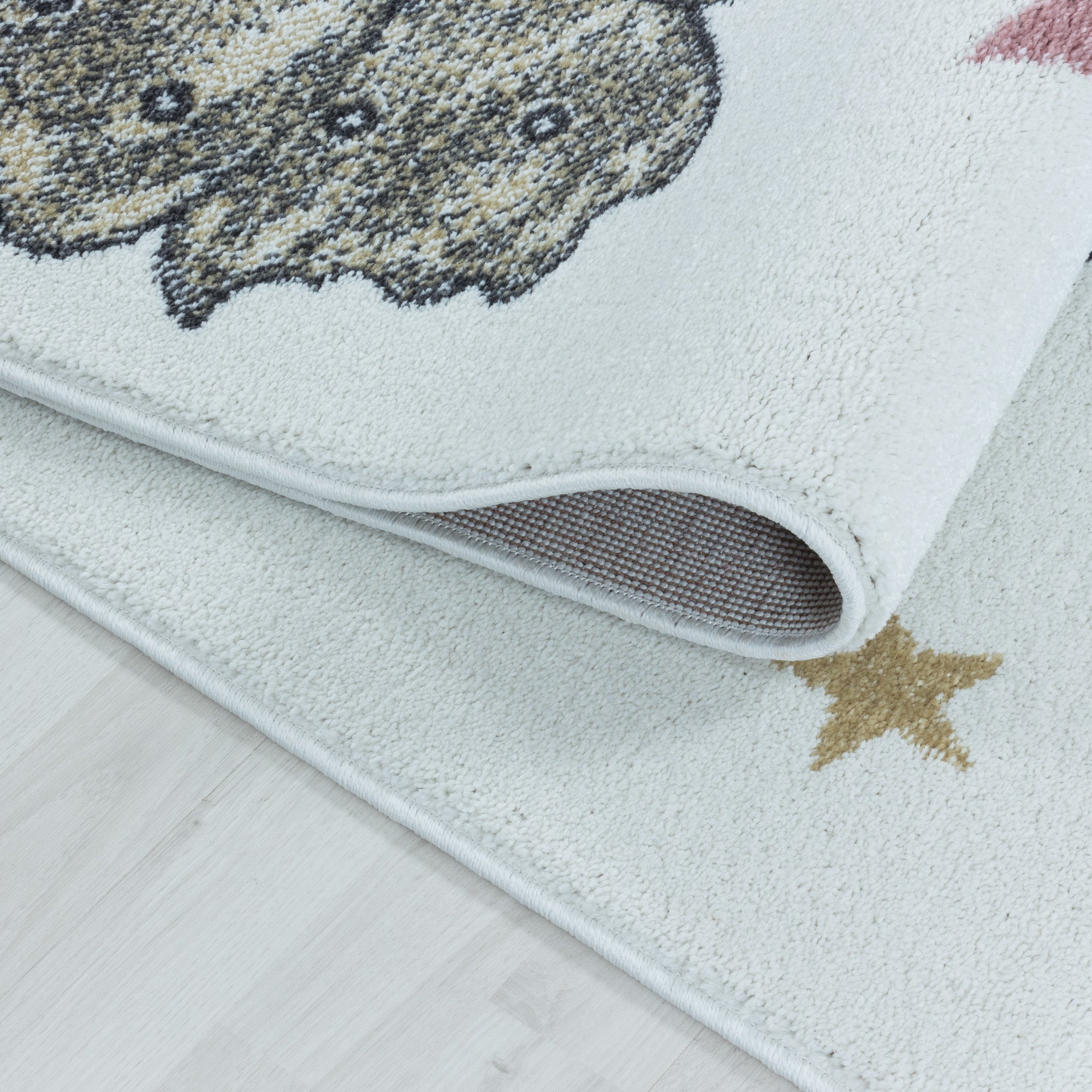 Kinderteppich süße Dinosaurier Design Modern Pflegeleicht Teppich Kinderzimmer