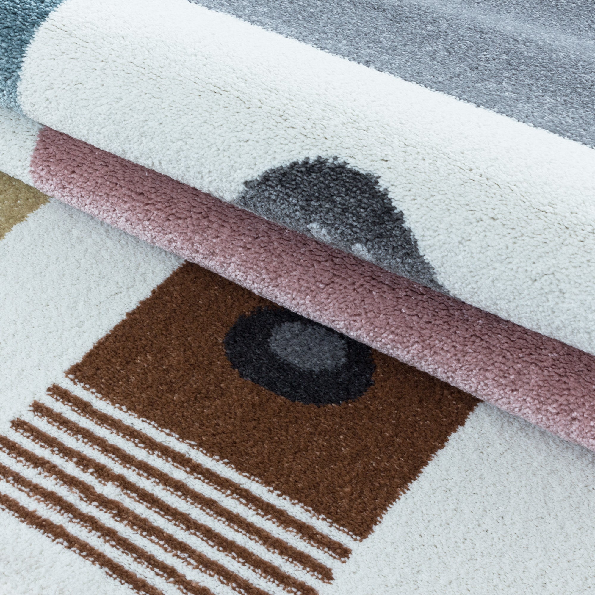 Kinderteppich Tier Design Modern Weicher Flor Pflegeleicht Teppich Kinderzimmer