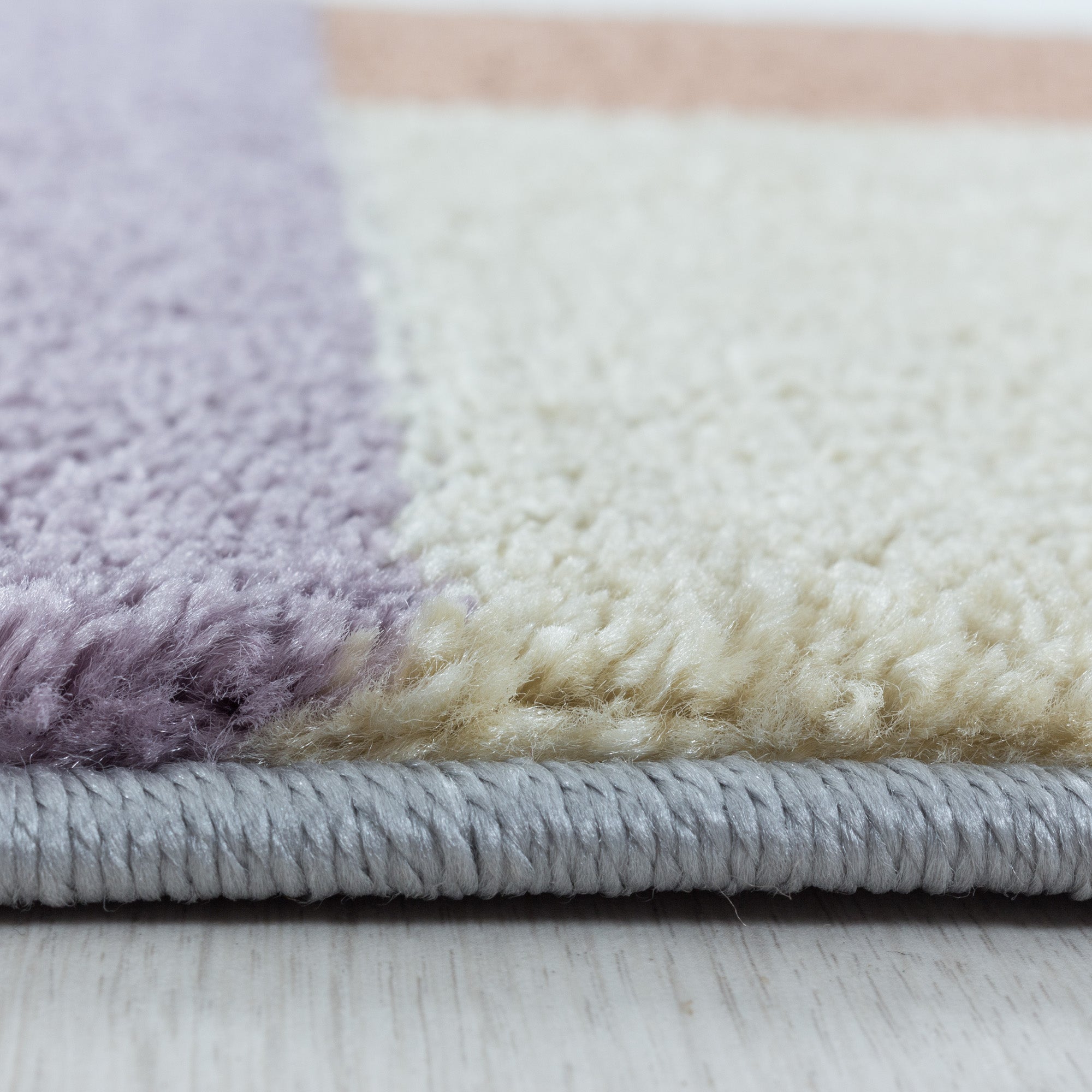 Kinderteppich Bunt Kariert Design Modern Weich Pflegeleicht Teppich Kinderzimmer