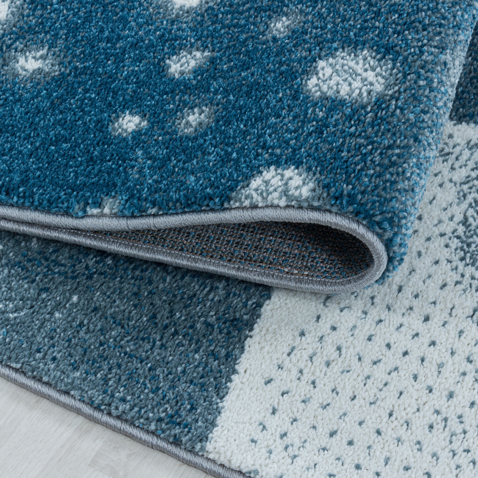 Kinderteppich Bunt Kariert Design Modern Weich Pflegeleicht Teppich Kinderzimmer