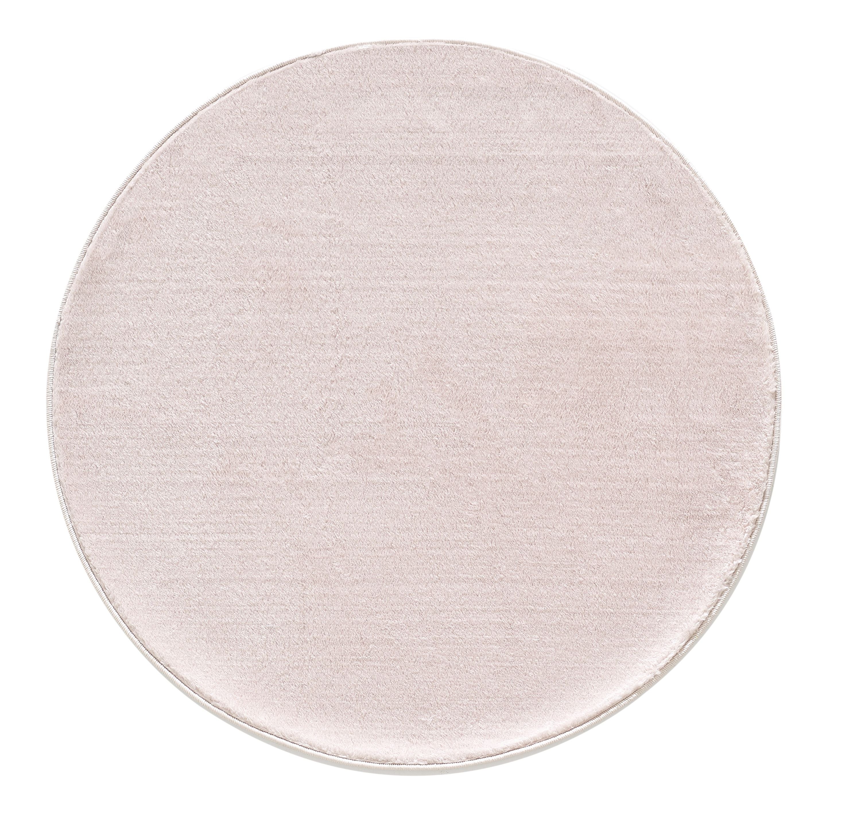 Washable deep pile rug for living room, plain faux fur plush, super soft