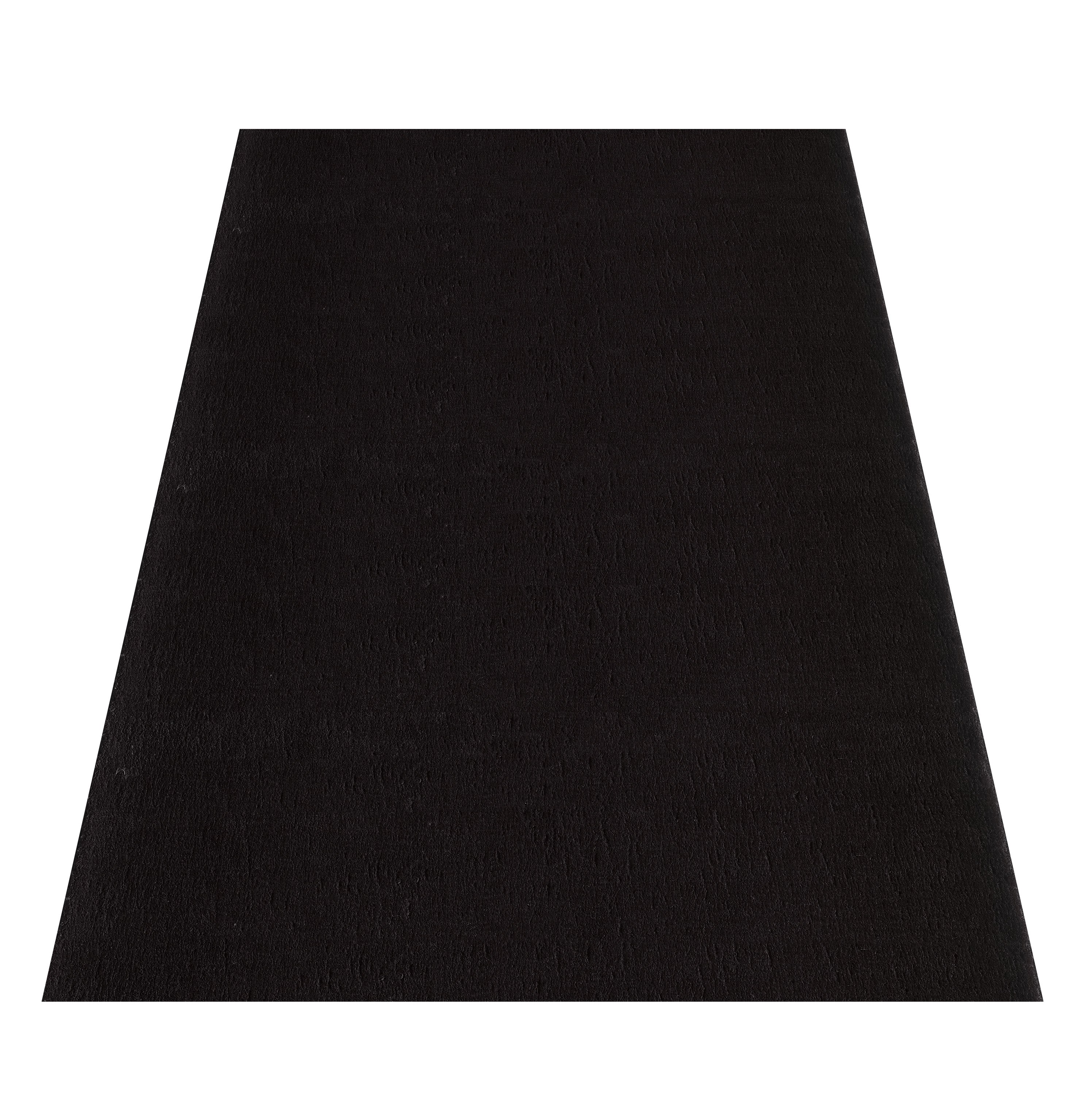 Washable deep pile rug for living room, plain faux fur plush, super soft