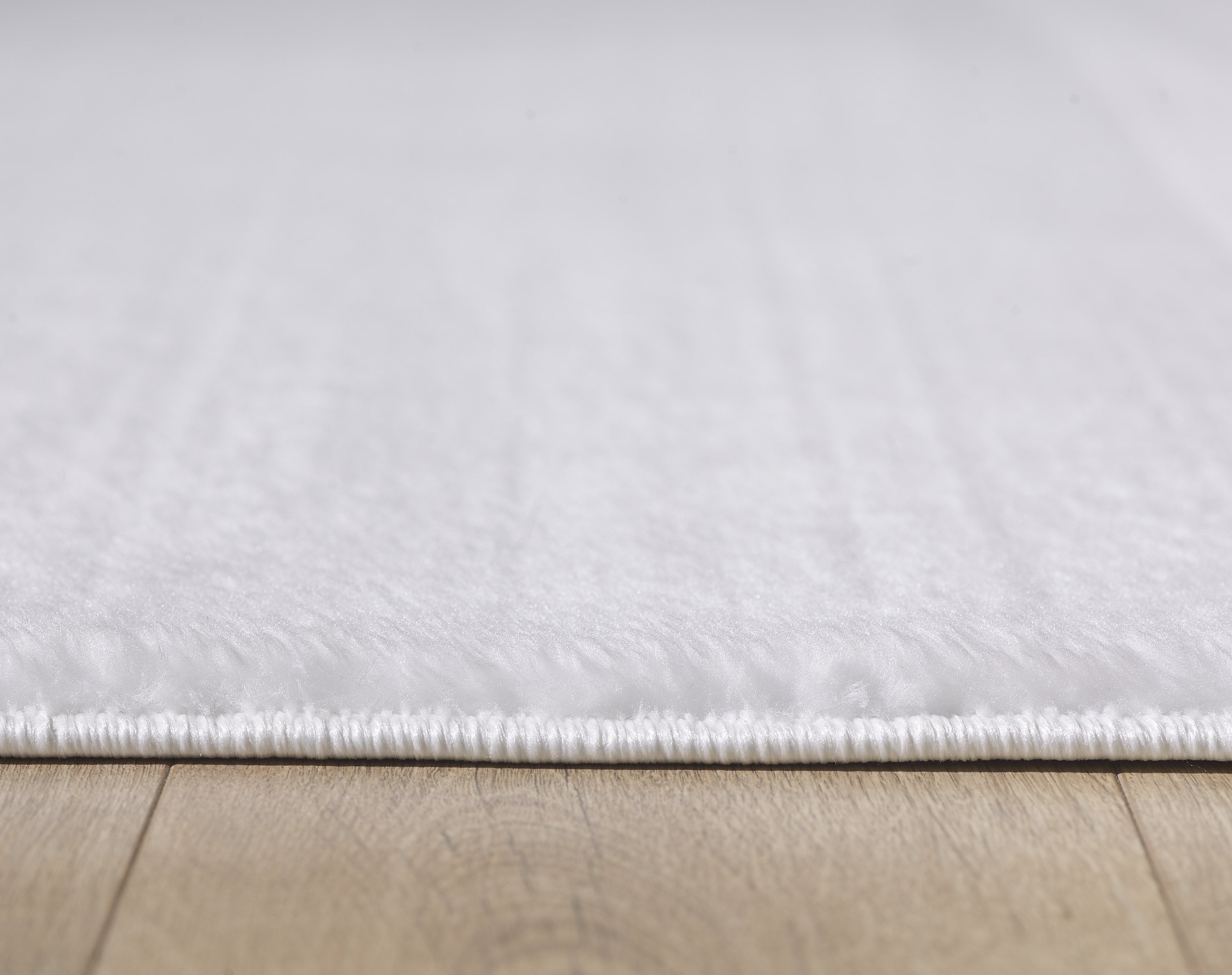 Washable deep pile rug for living room, plain faux fur plush, super soft