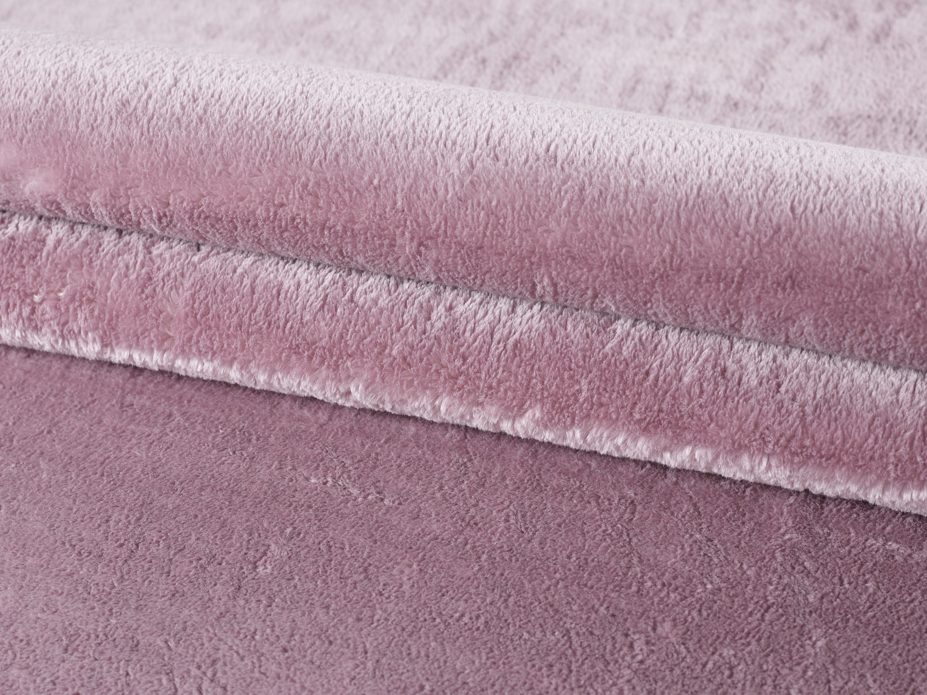 Waschbarer Teppich Wohnzimmer Einfarbig Kunstfell Hochflor Super Weich Felloptik