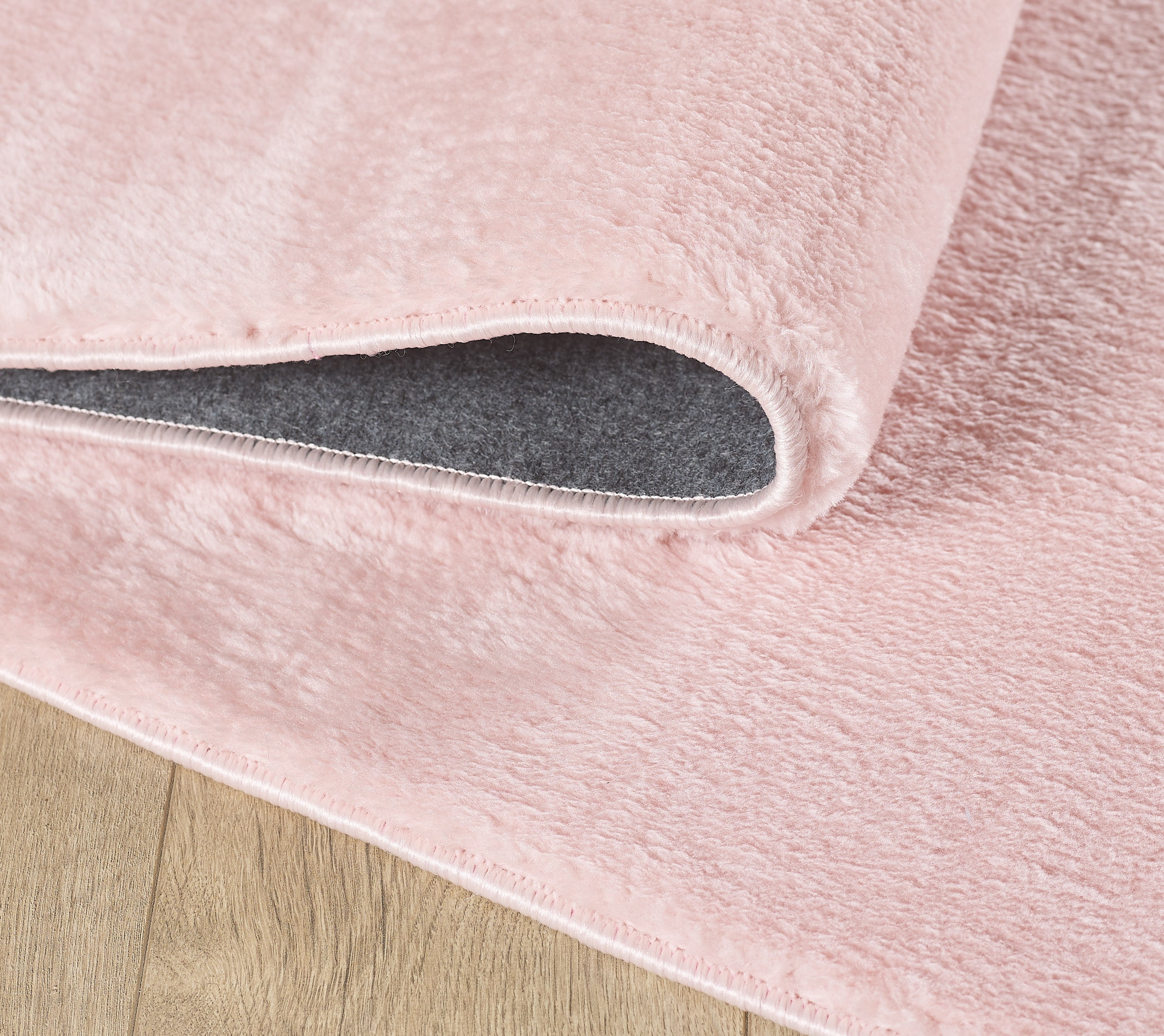 Washable deep pile rug for living room, plain faux fur plush, super soft