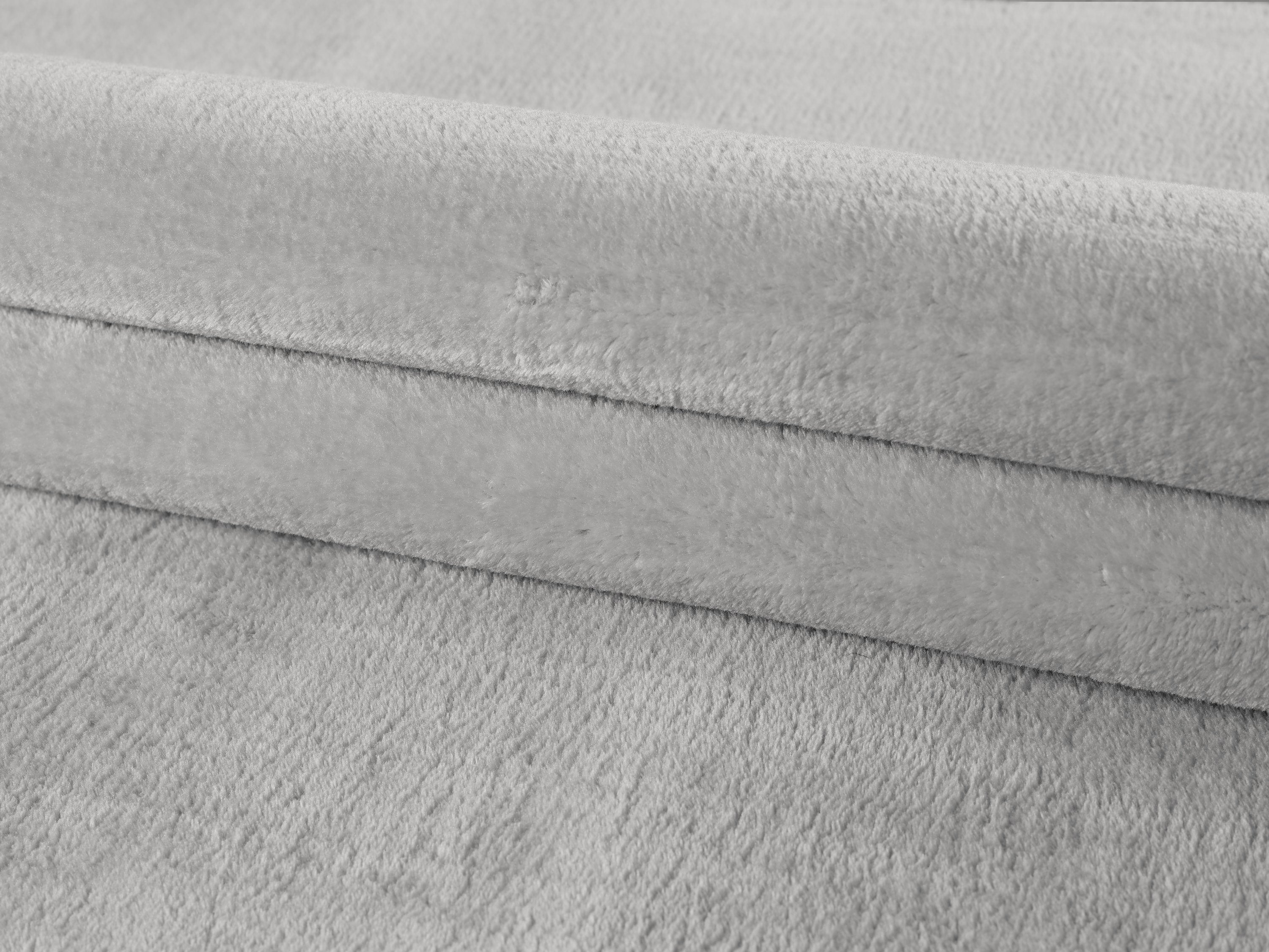 Washable deep pile rug for living room, plain faux fur plush, super soft