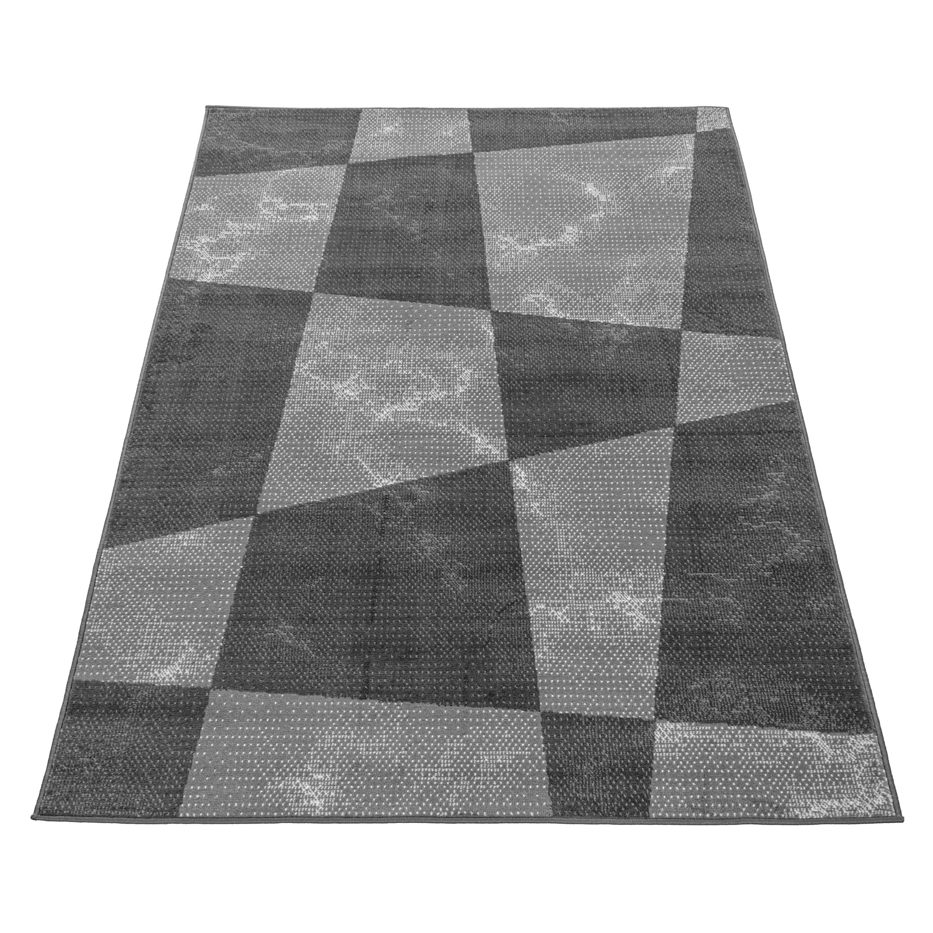 Modern Kurzflor Teppiche Geometrisch Design Weicher Flor Teppich Wohnzimmer