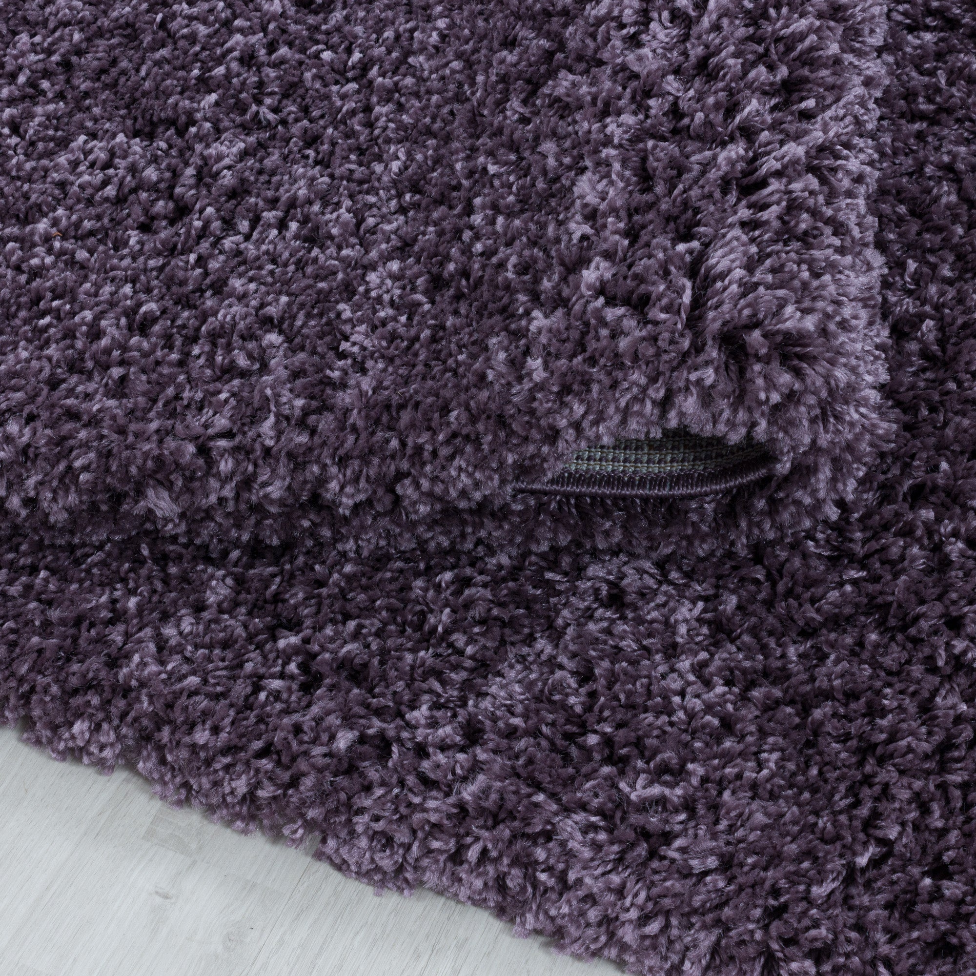 Hochflor Teppich Wohnzimmer Langflor Shaggy Teppich Einfarbiges Design Modern