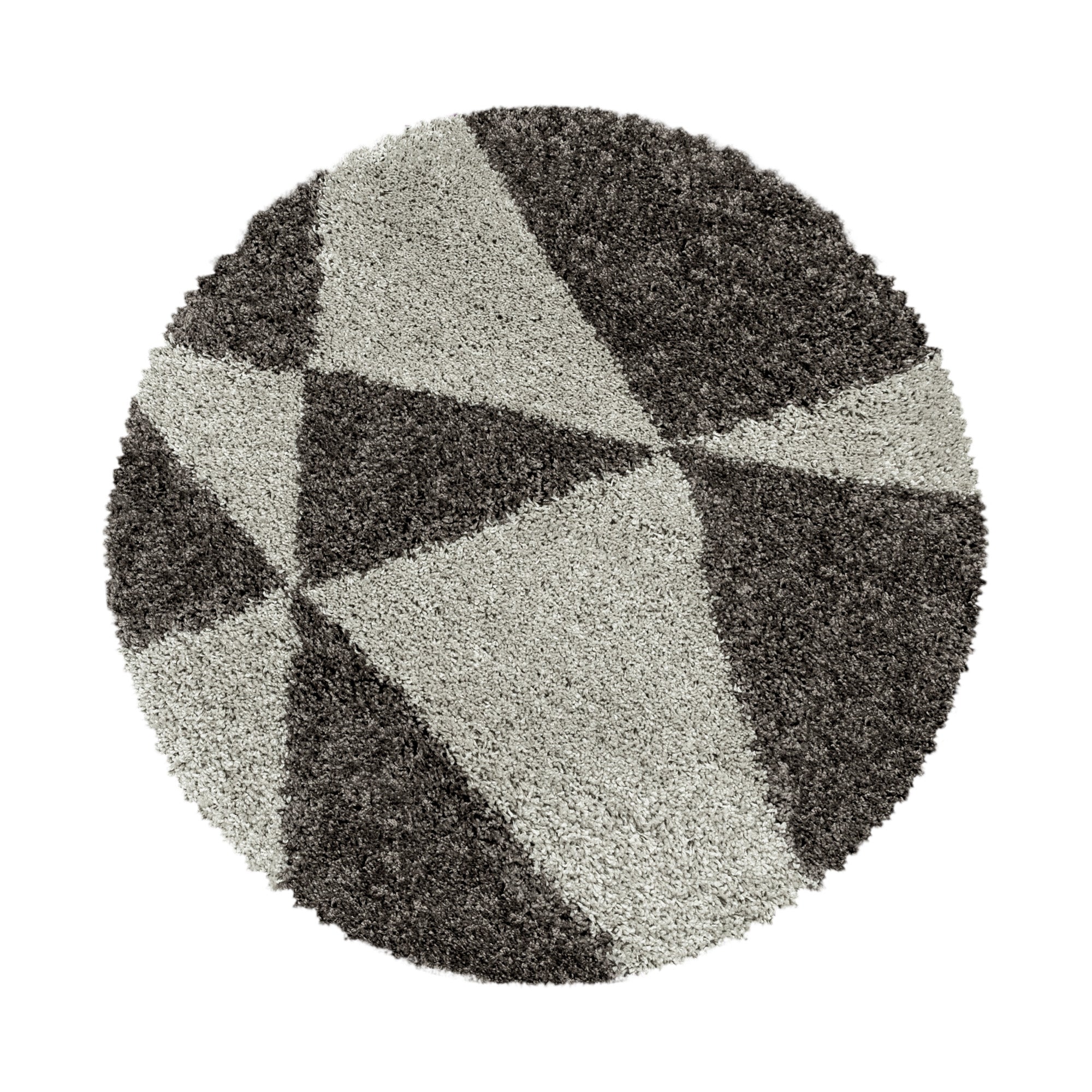 Hochflor Teppich Langflor Mäander Design Flauschig Shaggy Teppich Wohnzimmer