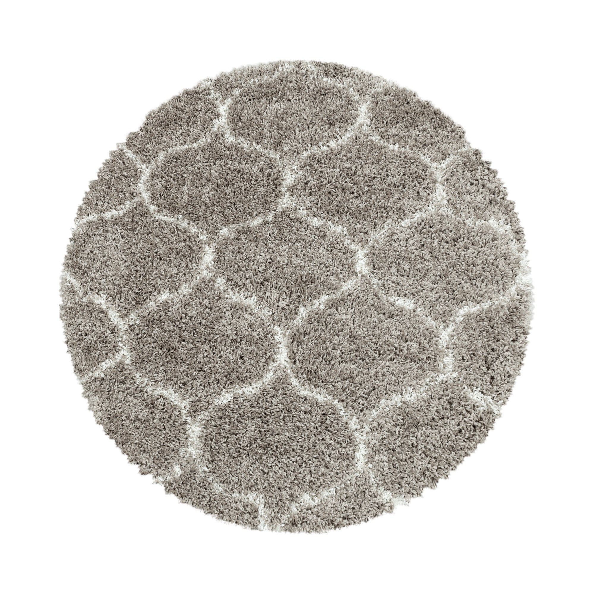 Hochflor Shaggy Teppich Wohnzimmer Skandinavisch Design Langflor flauschig weich