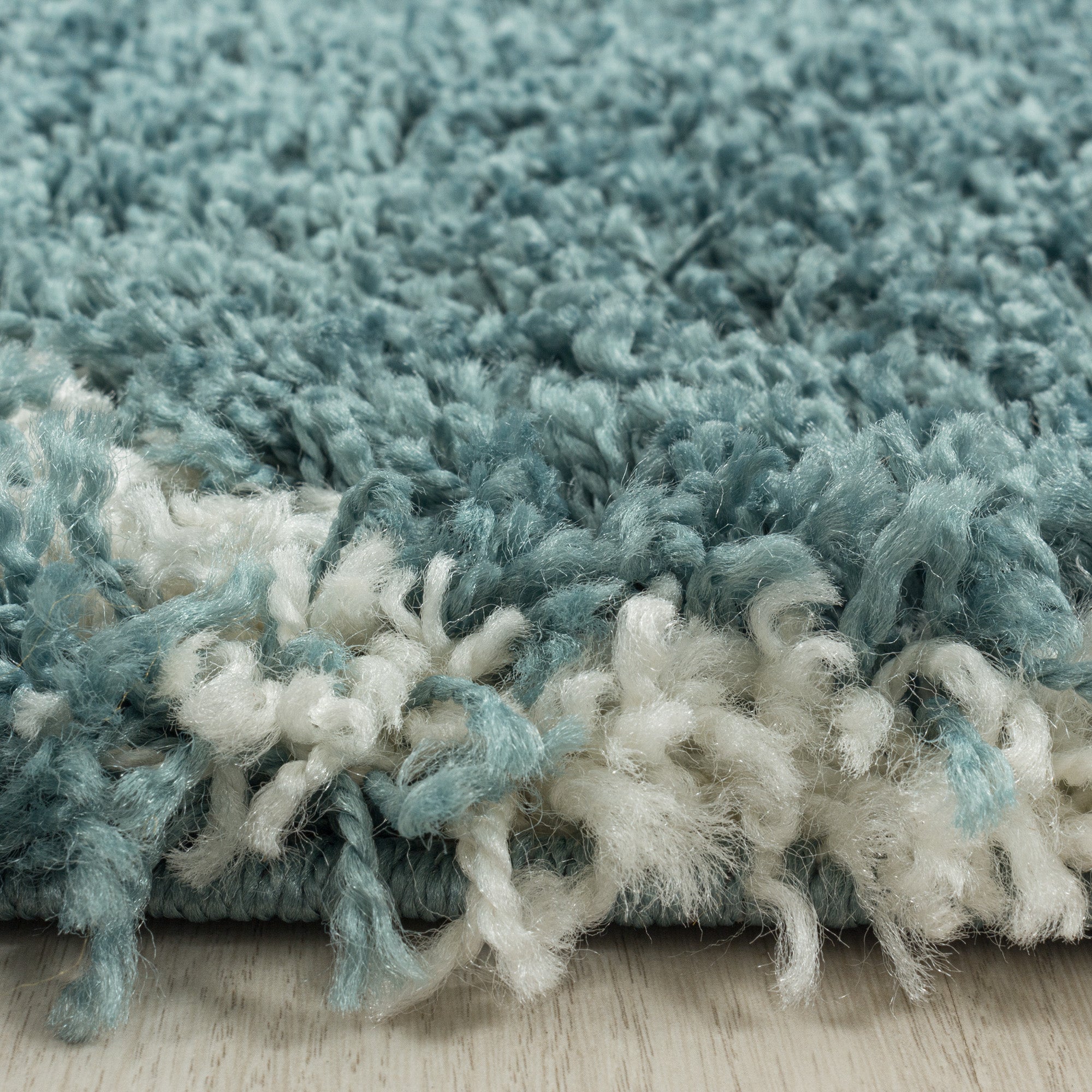Hochflor Shaggy Teppich Wohnzimmer Skandinavisch Design Langflor flauschig weich