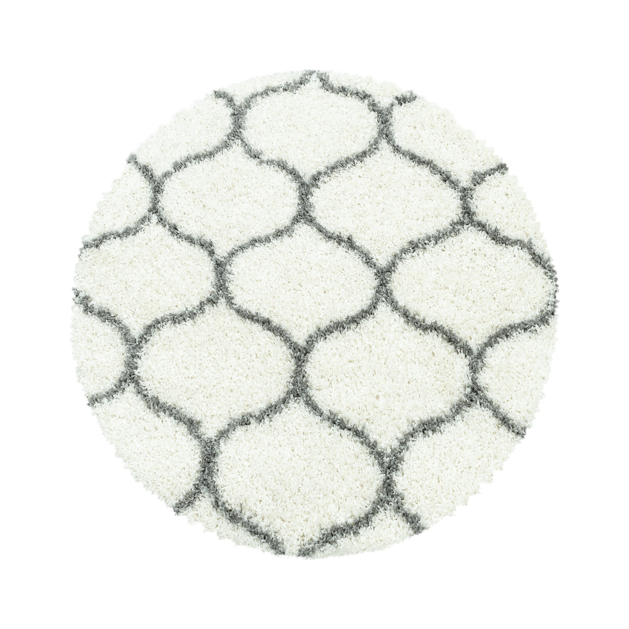 Hochflor Shaggy Teppich Wohnzimmer Skandinavisch Design Langflor flauschig weich