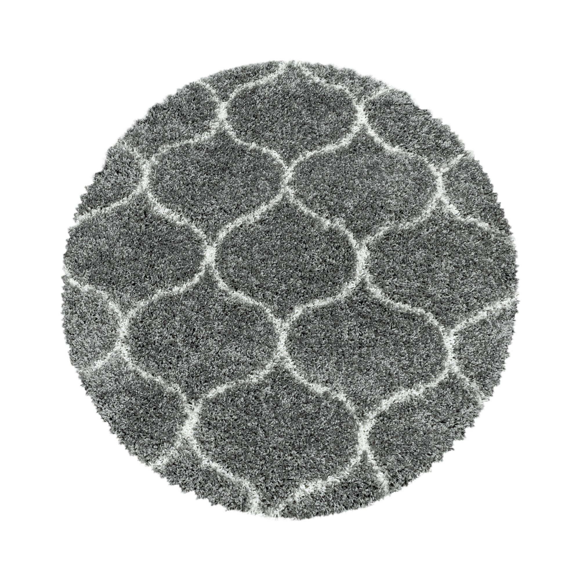 Hochflor Shaggy Teppich Wohnzimmer Skandinavisch Design Langflor flauschig weich