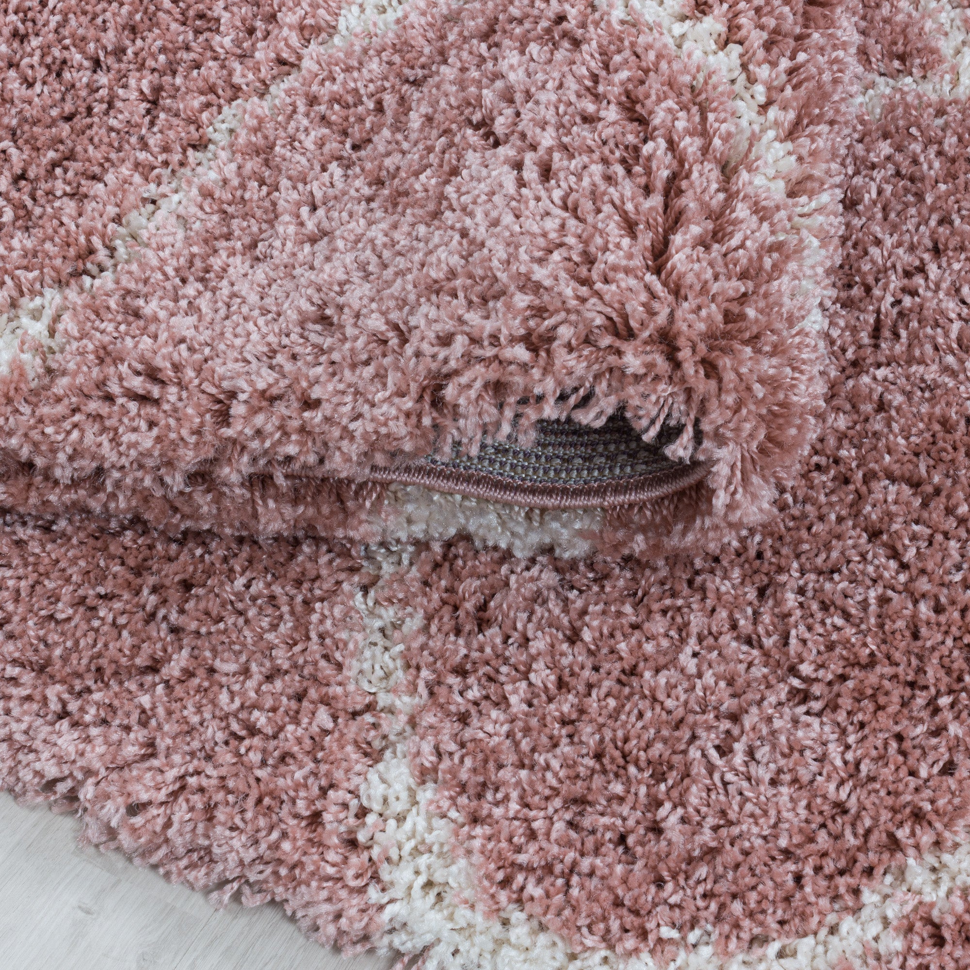 Hochflor Shaggy Teppich Wohnzimmer Skandinavisch Design Langflor flauschig weich