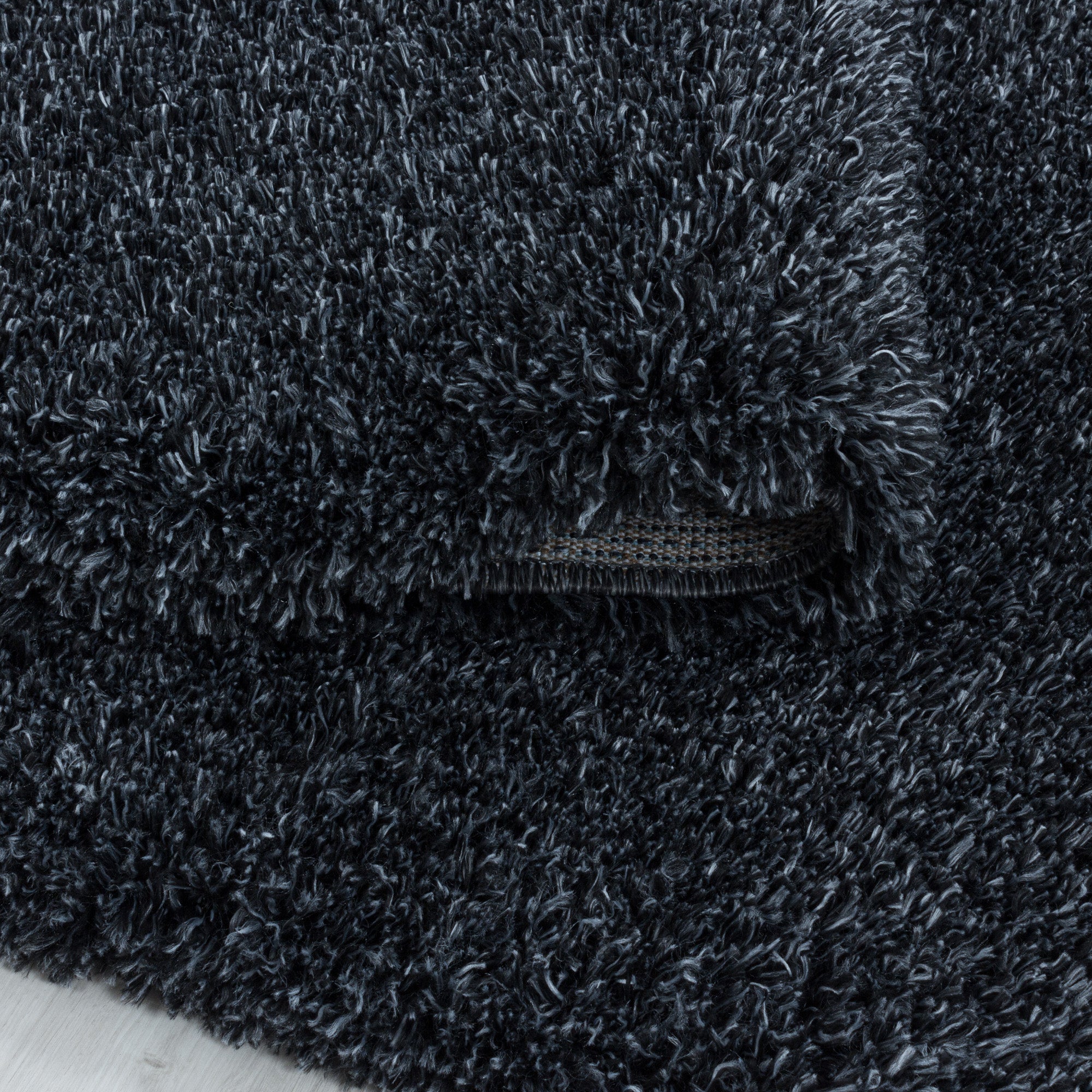 Hochflor Teppich Wohnzimmer Modern Shaggy Langflor Einfarbig Weich Felloptik