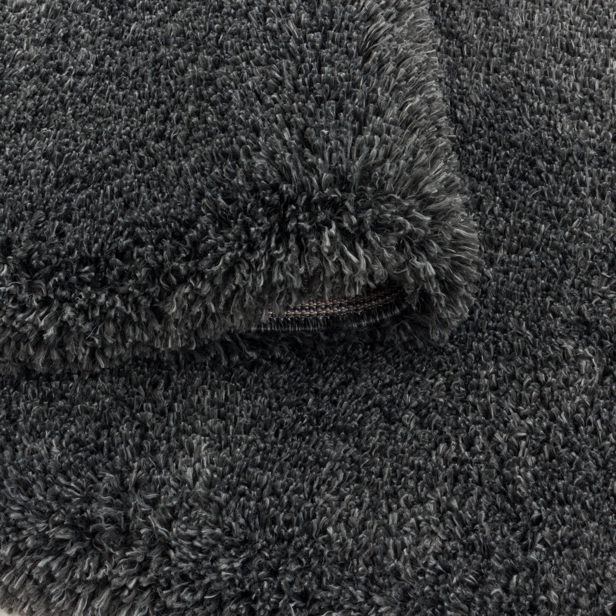 Hochflor Teppich Wohnzimmer Modern Shaggy Langflor Einfarbig Weich Felloptik