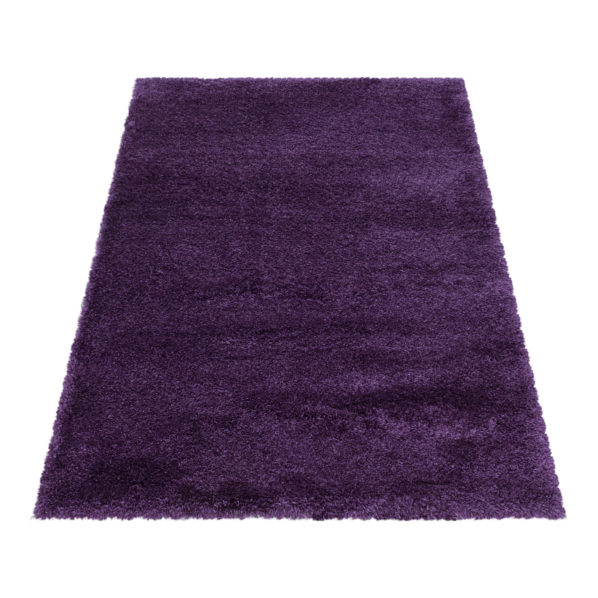 Hochflor Teppich Wohnzimmer Modern Shaggy Langflor Einfarbig Weich Felloptik