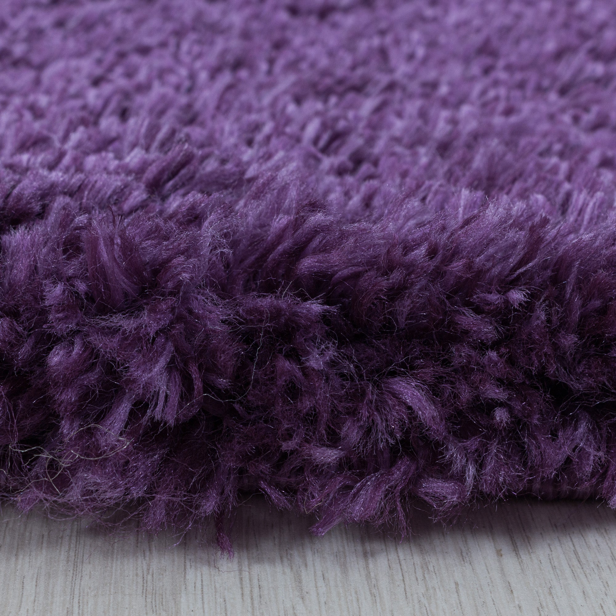 Hochflor Teppich Wohnzimmer Modern Shaggy Langflor Einfarbig Weich Felloptik
