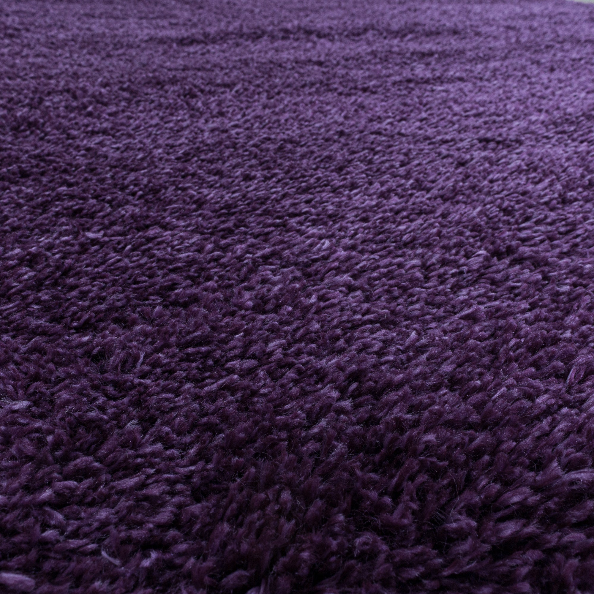 Hochflor Teppich Wohnzimmer Modern Shaggy Langflor Einfarbig Weich Felloptik