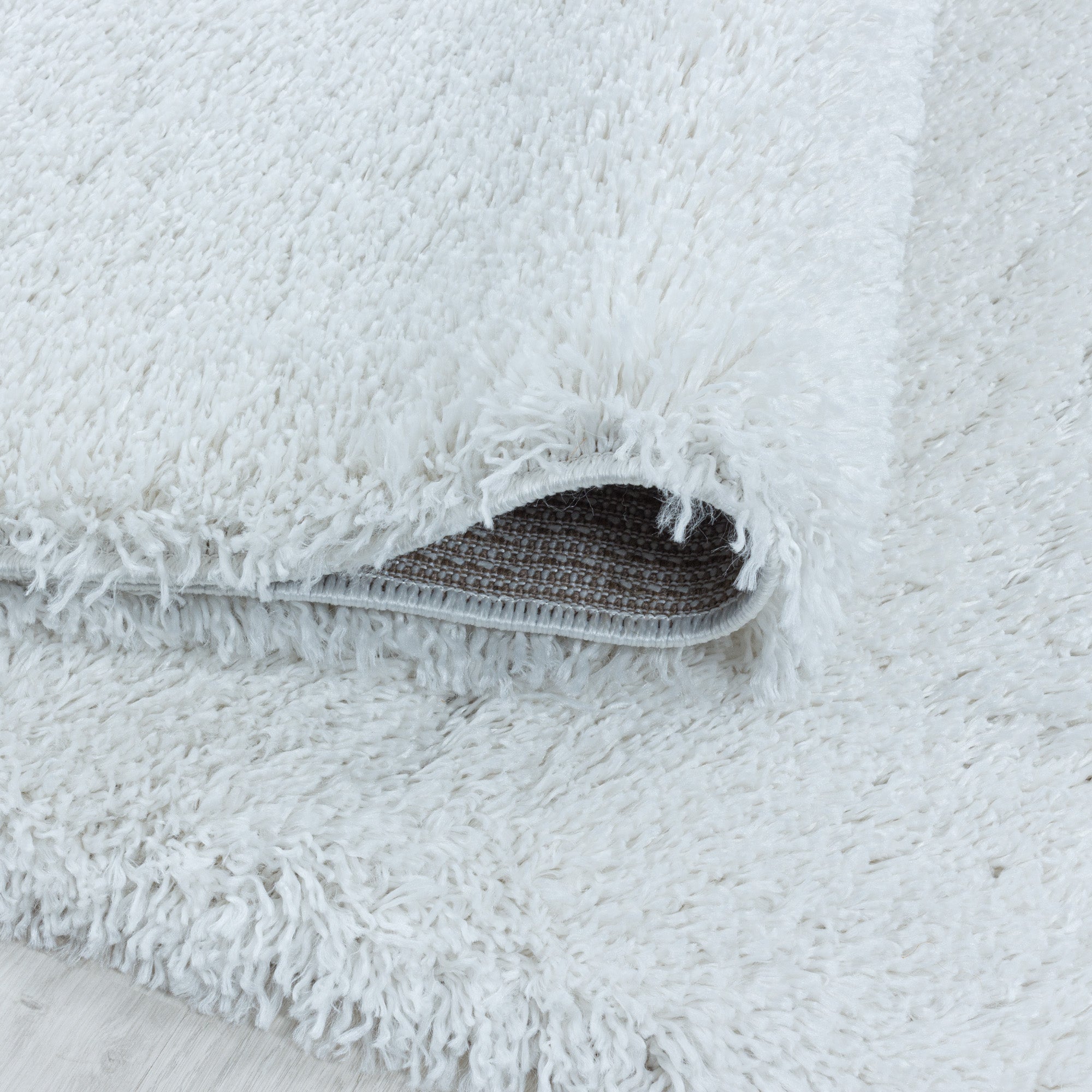Hochflor Teppich Wohnzimmer Modern Shaggy Langflor Einfarbig Weich Felloptik