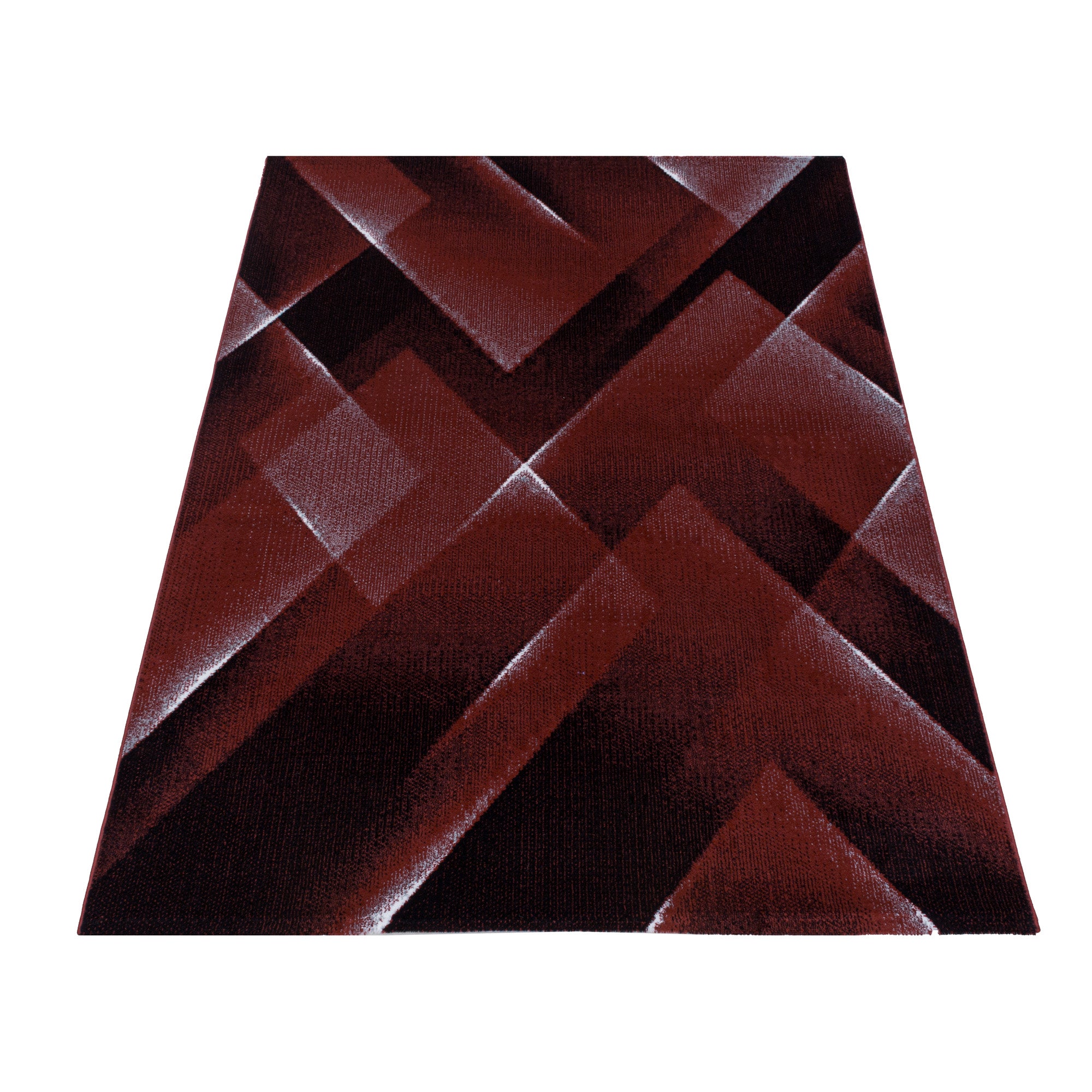Tapis moderne à poils courts, tapis au design abstrait, tapis de style moderne, salon