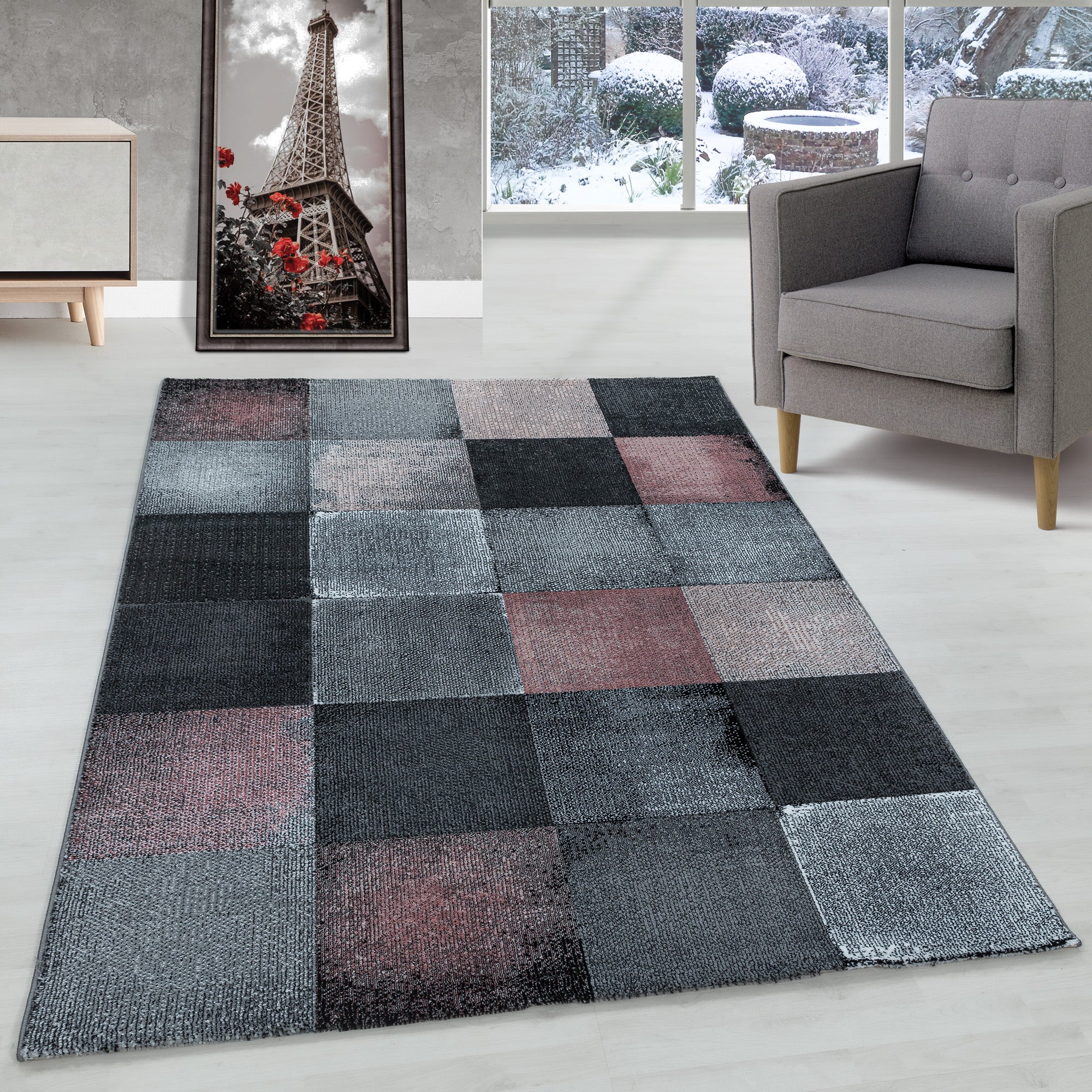 Modern Kurzflor Teppich Wellen Design Teppich Modern Stil Teppich Wohnzimmer