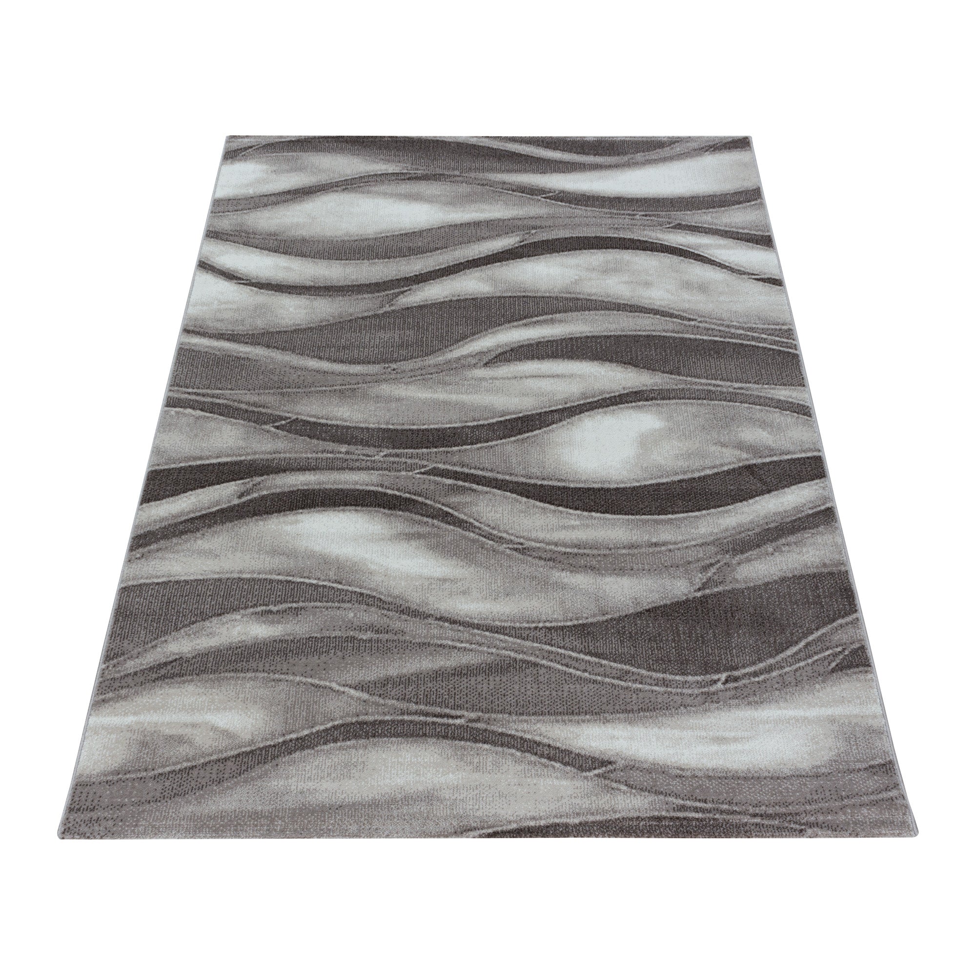 Modern short pile rug wave design rug modern style rug living room