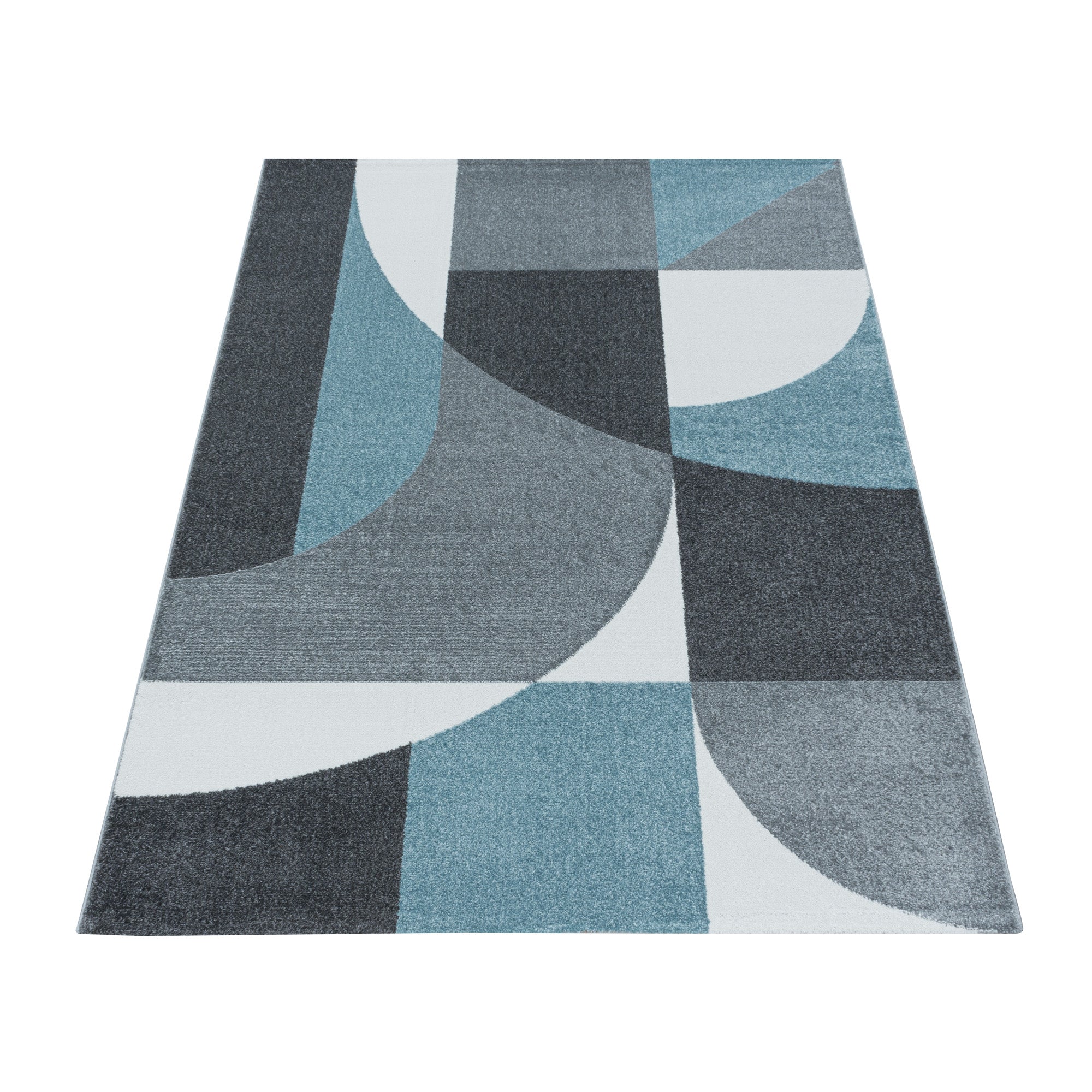Designer Kurzflor Teppich Geometrisch Design Pflegeleicht Teppich Wohnzimmer