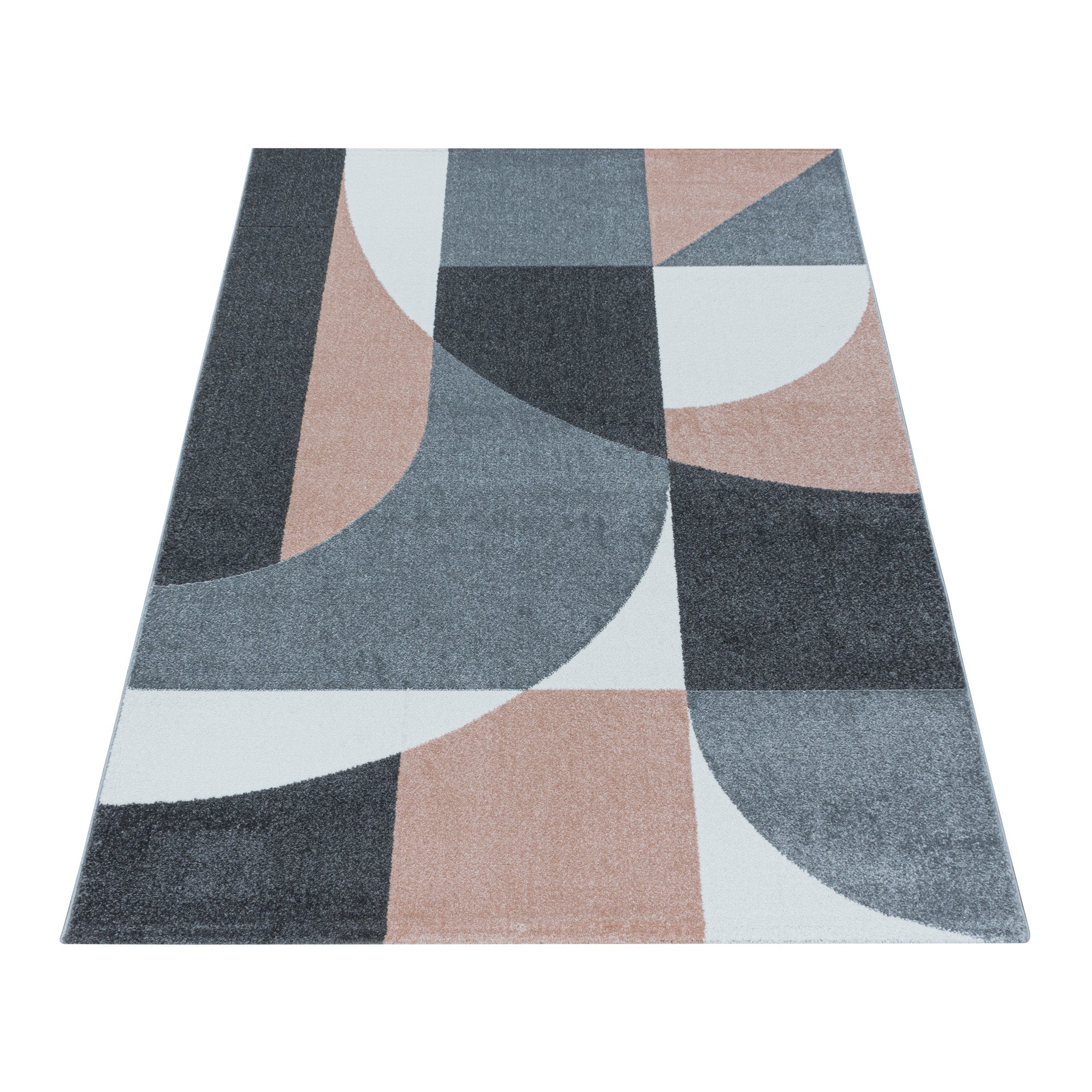 Designer Kurzflor Teppich Geometrisch Design Pflegeleicht Teppich Wohnzimmer