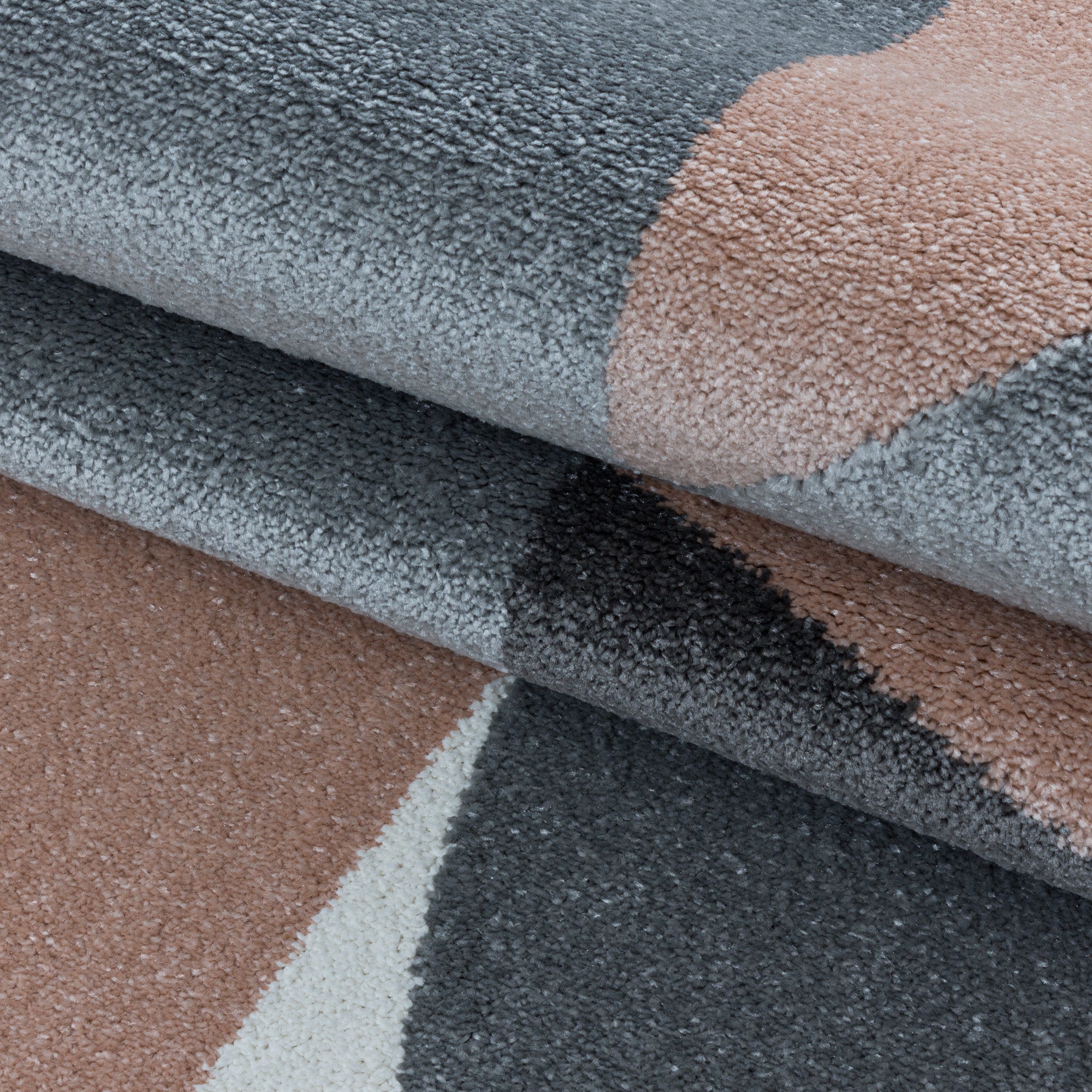 Designer Kurzflor Teppich Geometrisch Design Pflegeleicht Teppich Wohnzimmer