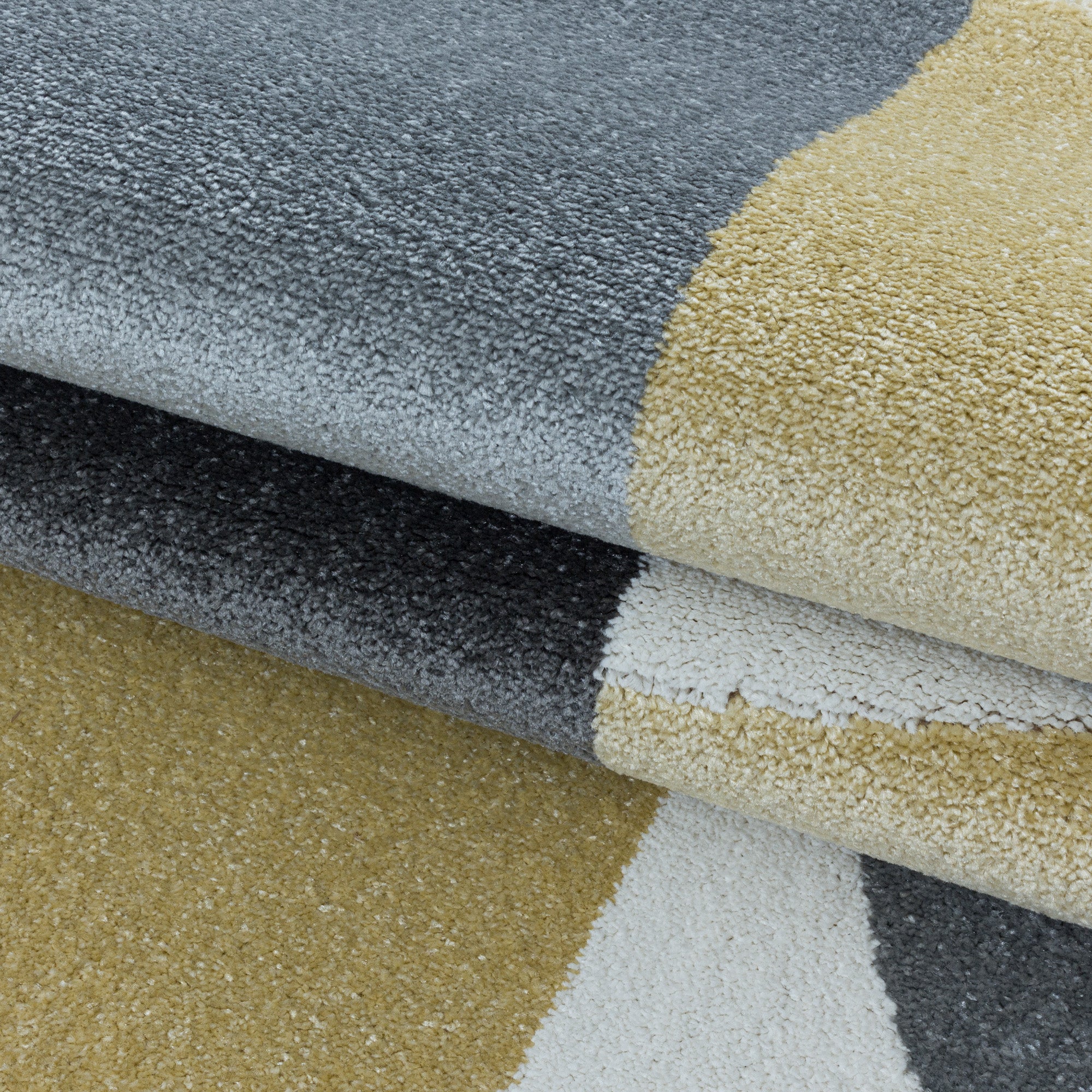Designer Kurzflor Teppich Geometrisch Design Pflegeleicht Teppich Wohnzimmer