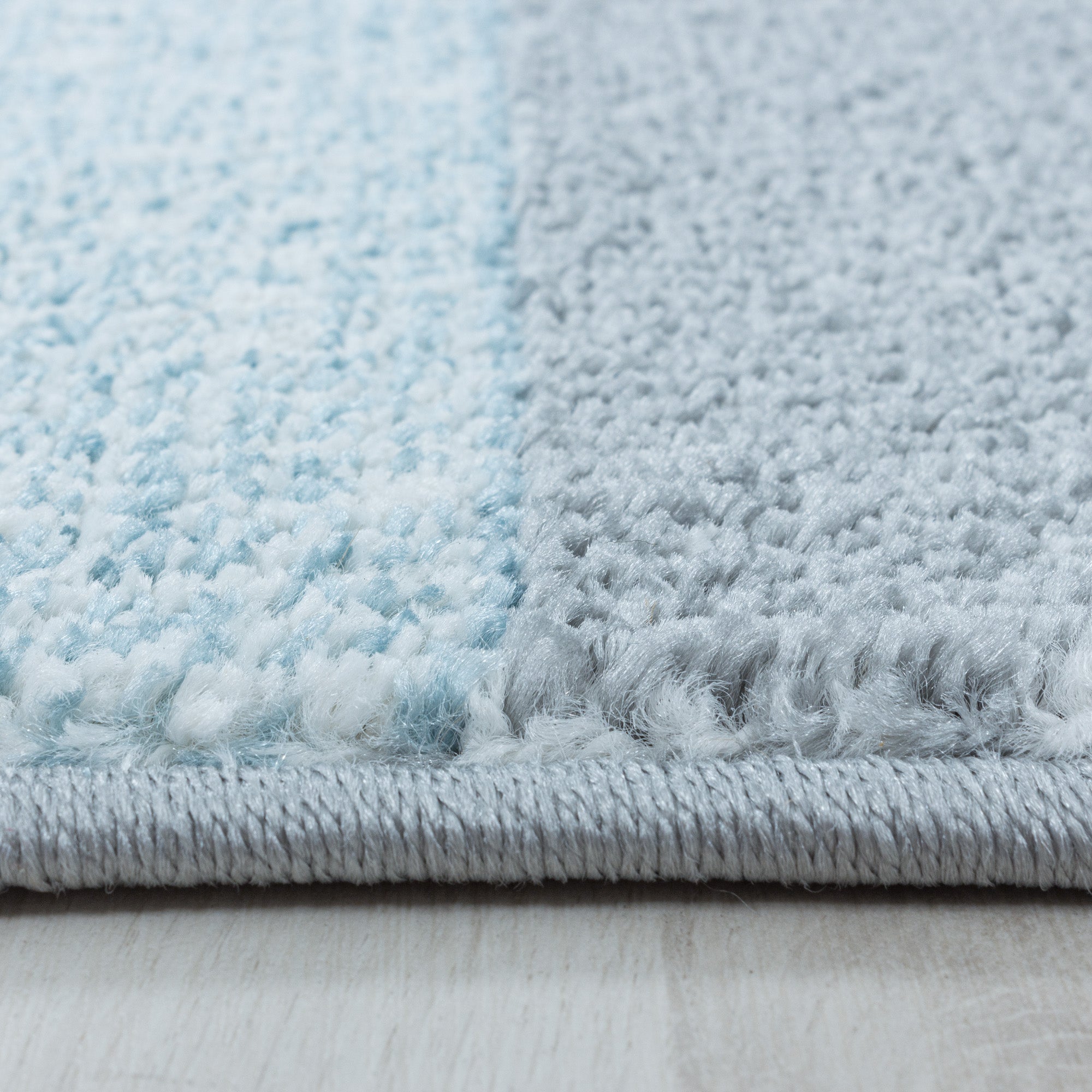 Designer Kurzflor Teppich Abstrakt Kariert Design Modern Teppich Wohnzimmer