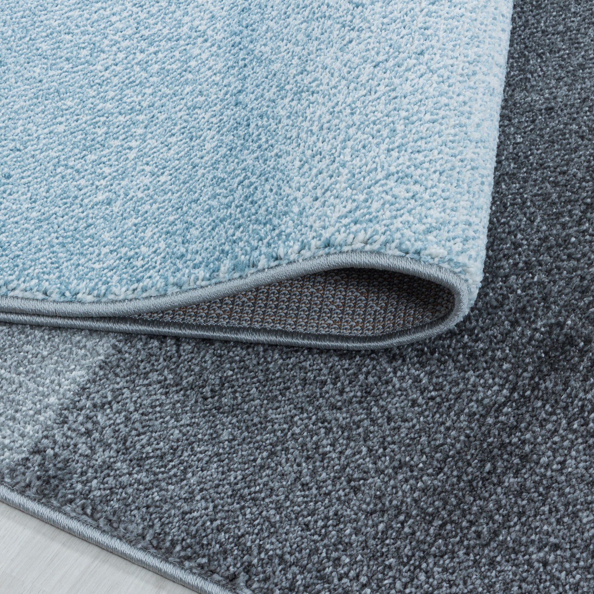 Designer Kurzflor Teppich Abstrakt Kariert Design Modern Teppich Wohnzimmer