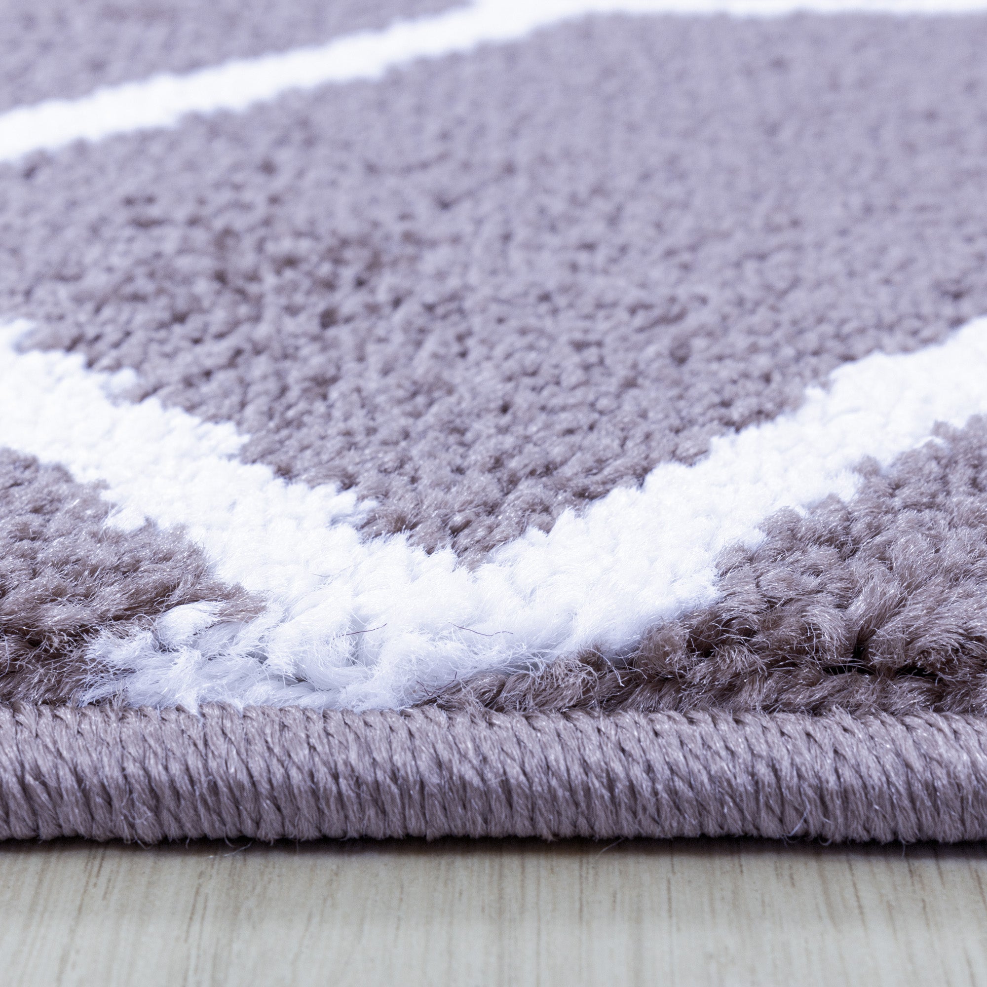 Designer Kurzflor Teppich Geometrisches Design Pflegeleicht Teppich Wohnzimmer