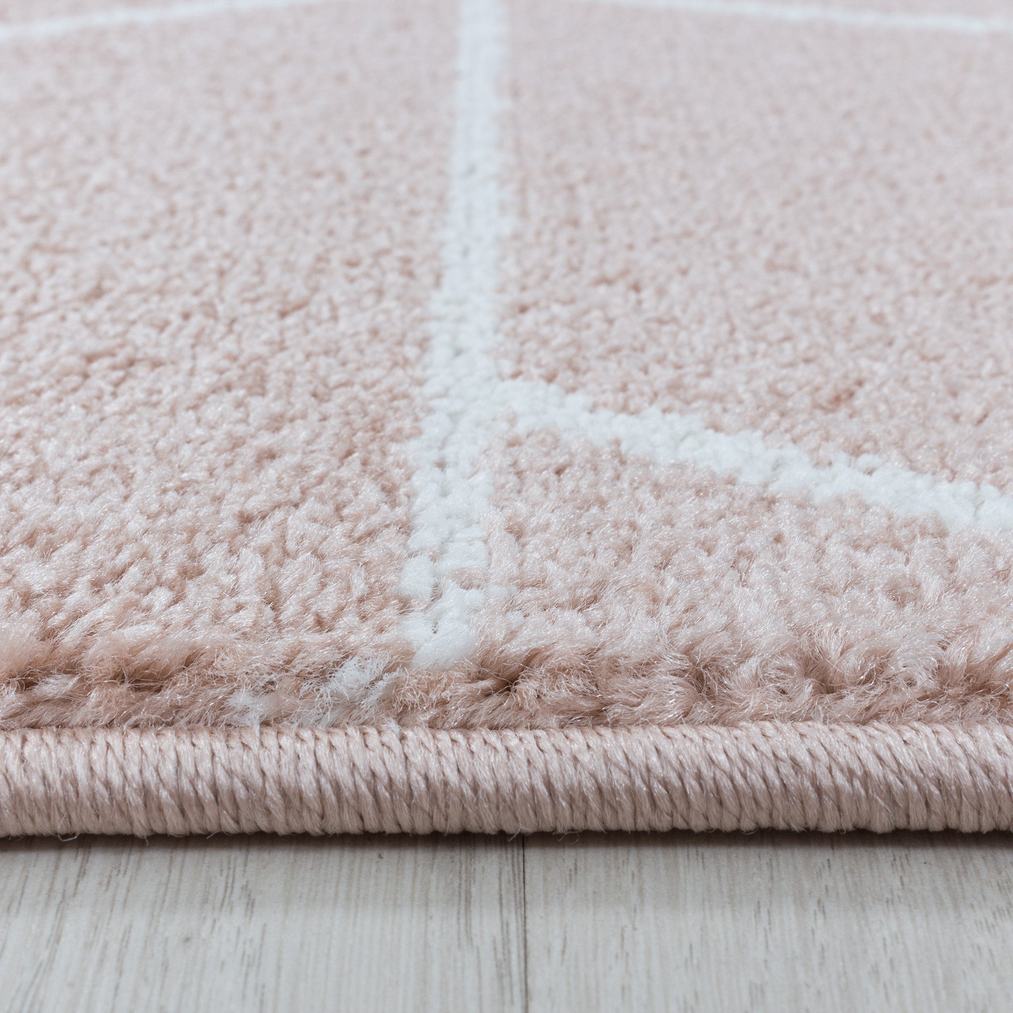 Designer Kurzflor Teppich Geometrisches Design Pflegeleicht Teppich Wohnzimmer