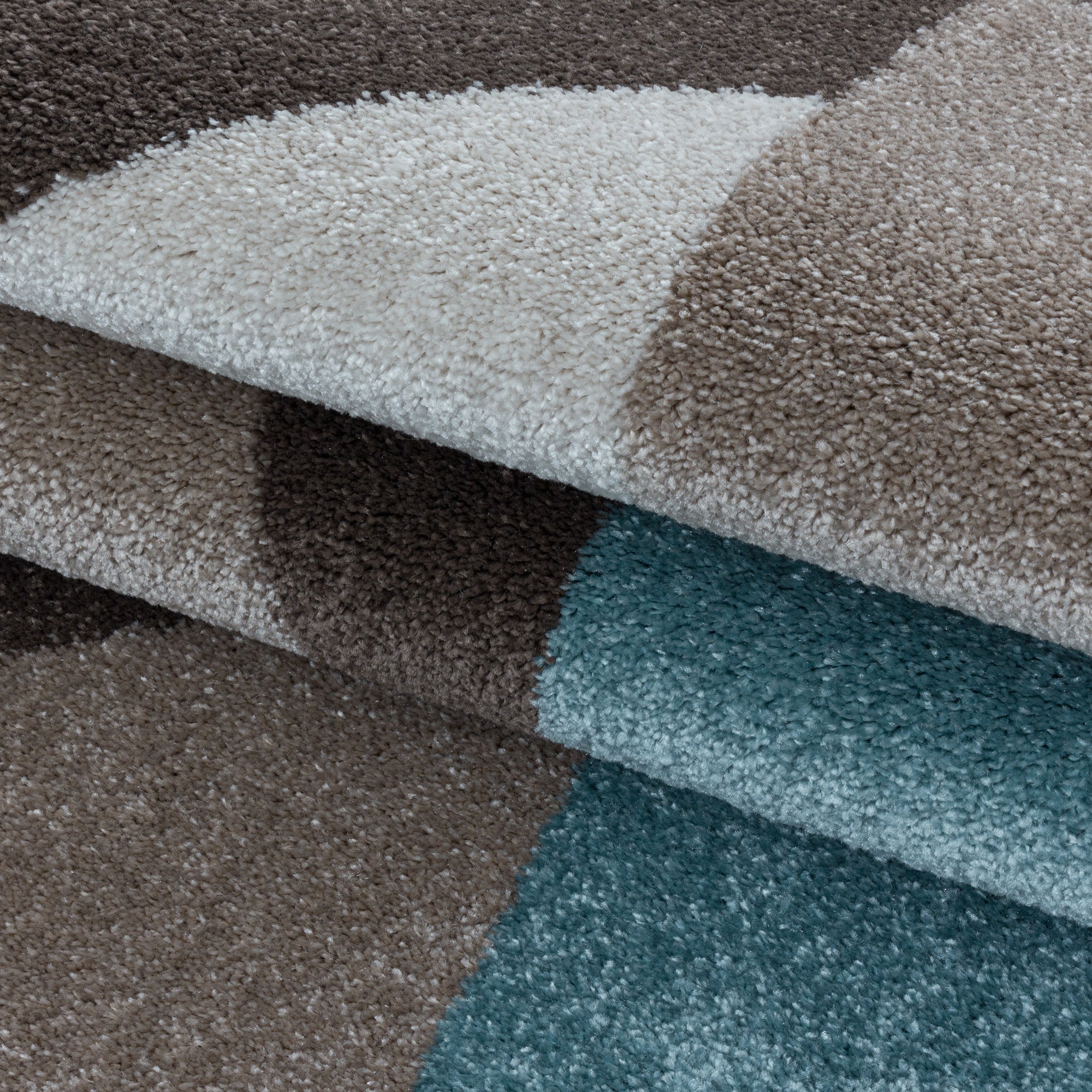 Designer Kurzflor Teppich Ombre Design Pflegeleicht Modern Teppich Wohnzimmer