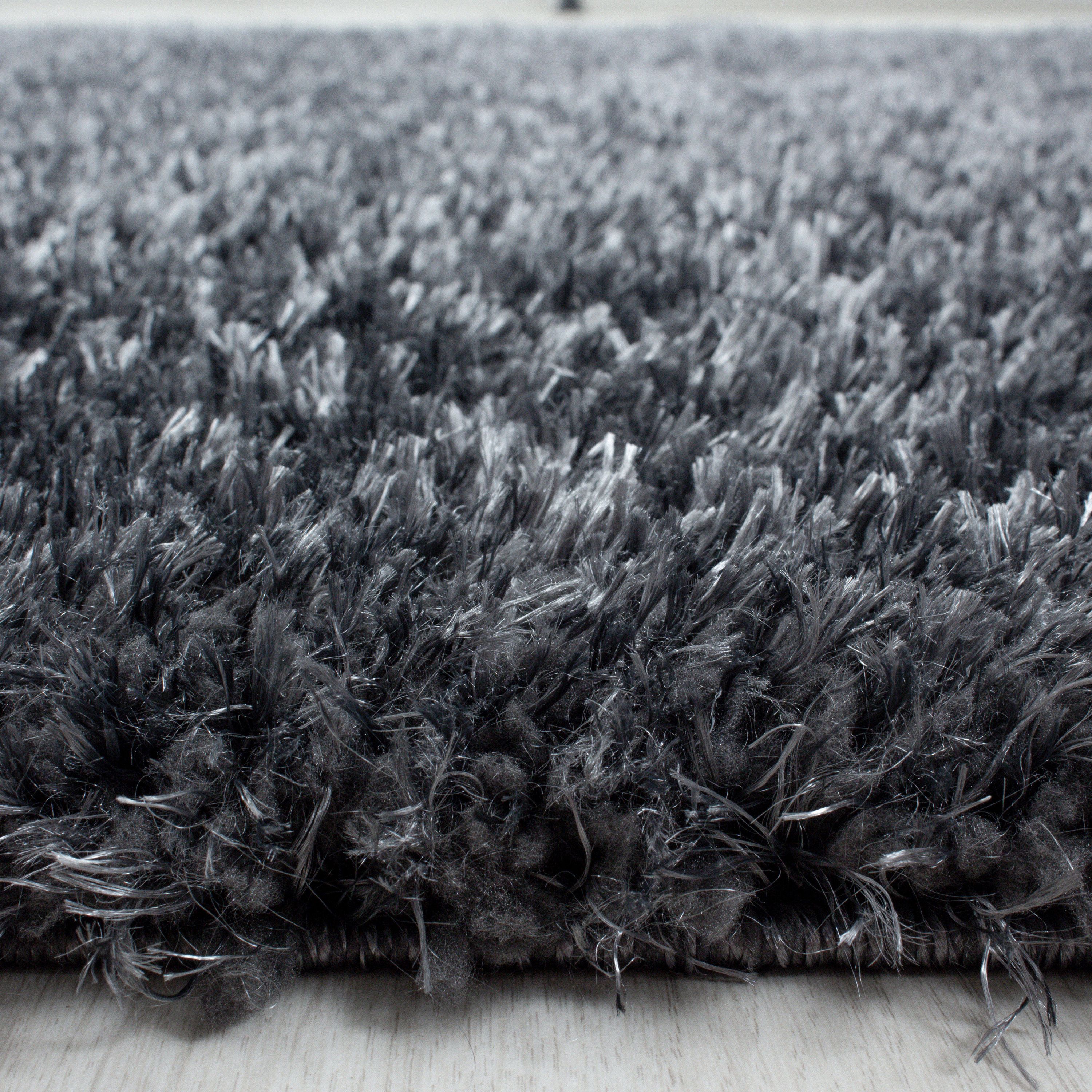 Hochflor Teppich Wohnzimmer Einfarbig Langflor Shaggy Flauschig Super Weich