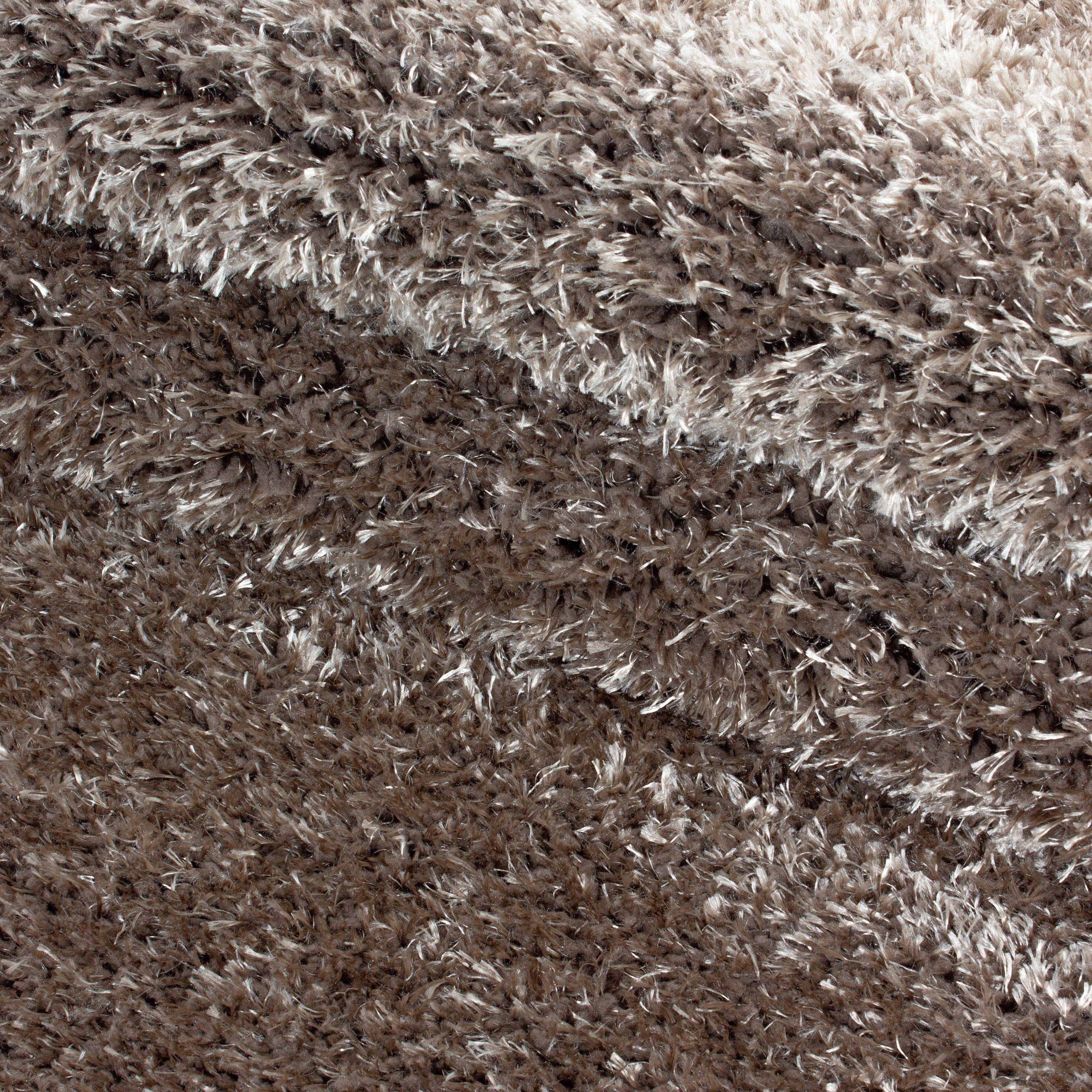 Deep pile rug for living room, plain, long pile, shaggy, fluffy, super soft