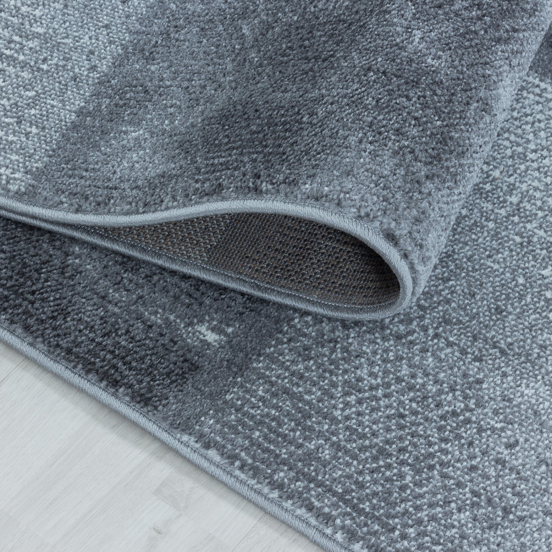 Modern Designer Wohnzimmer Teppich Weicher Kurzflor Kariert Design Robust