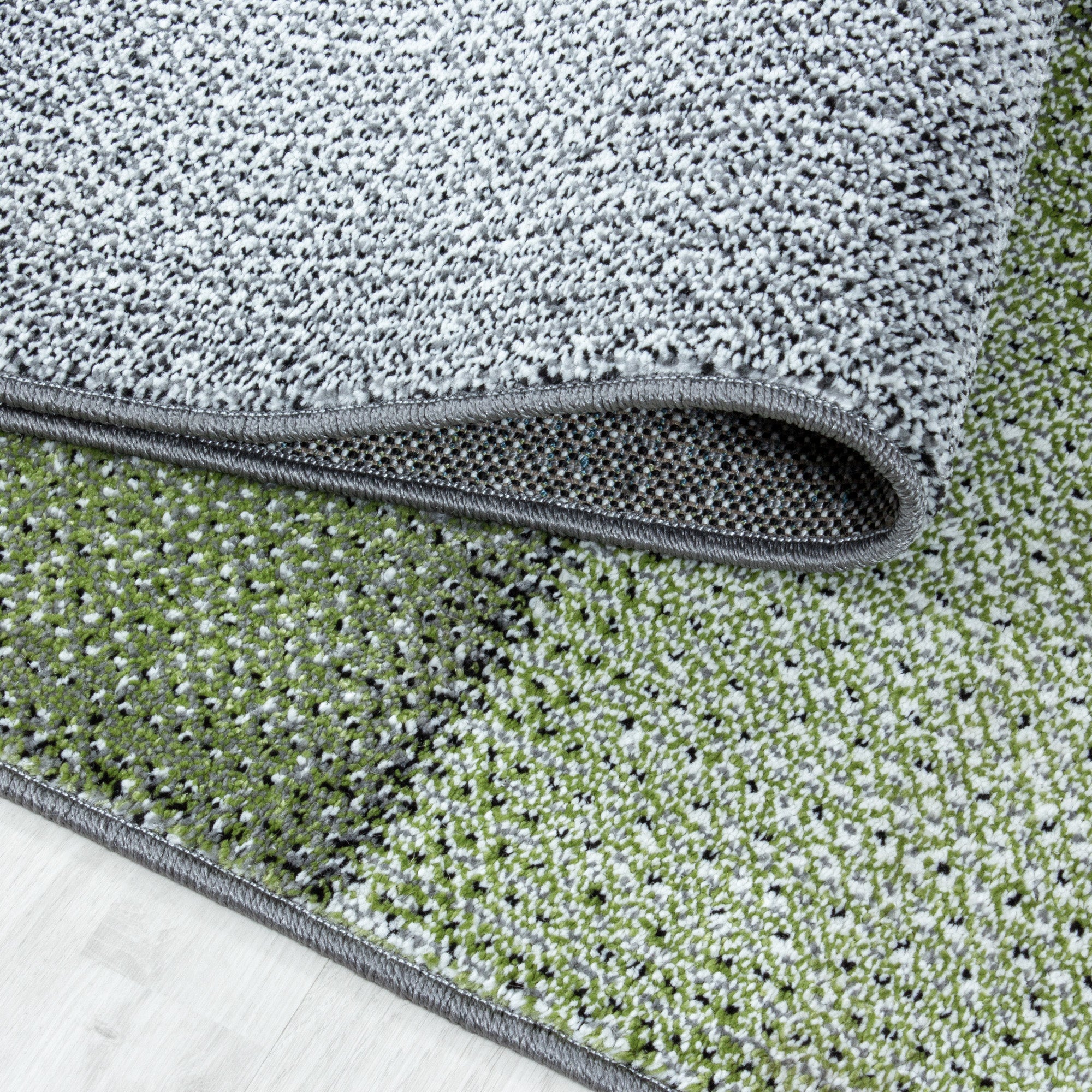 Modern Designer Wohnzimmer Teppich Weicher Kurzflor Kariert Design Robust
