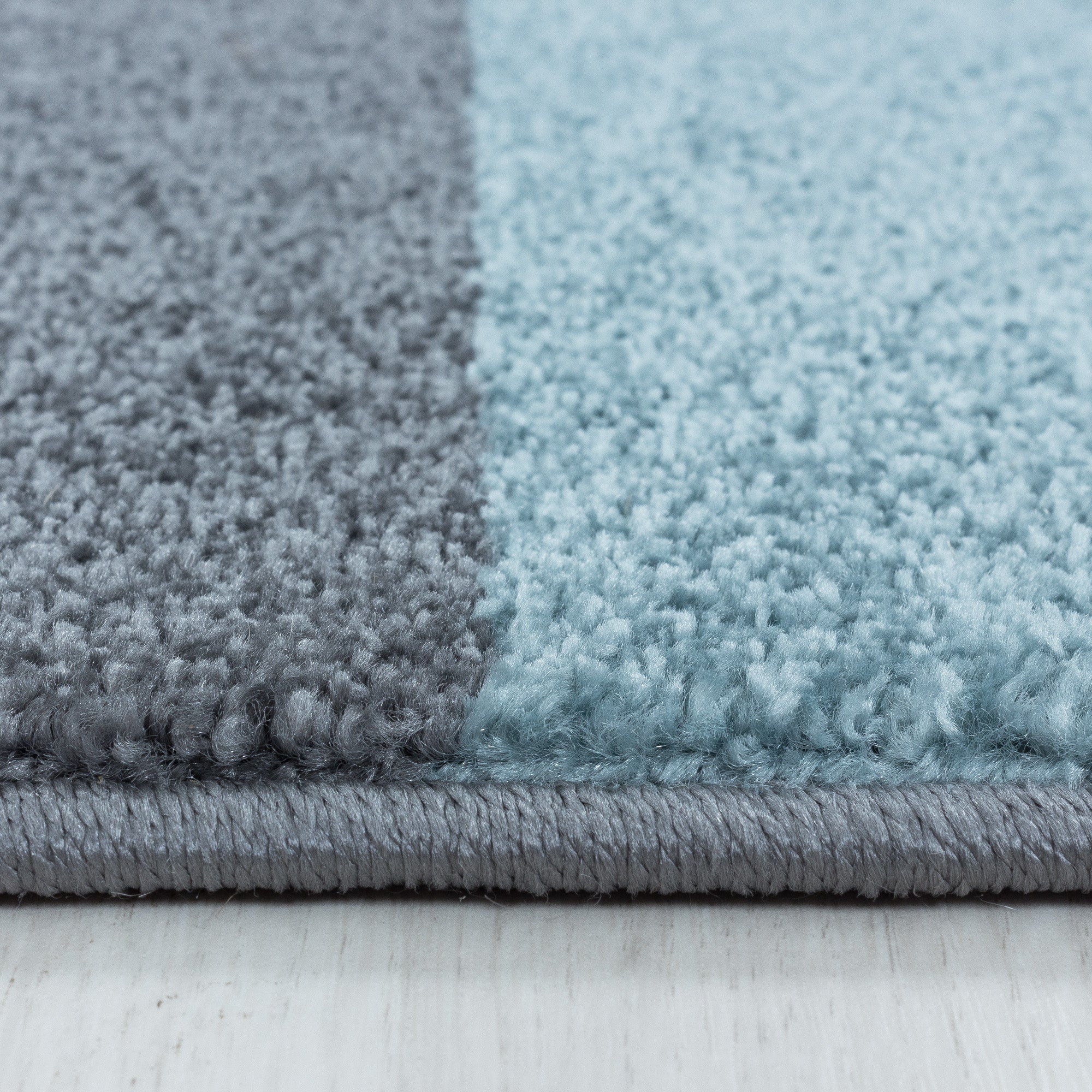 Modern Designer Wohnzimmer Teppich Weicher Kurzflor Geometrisch Design Robust