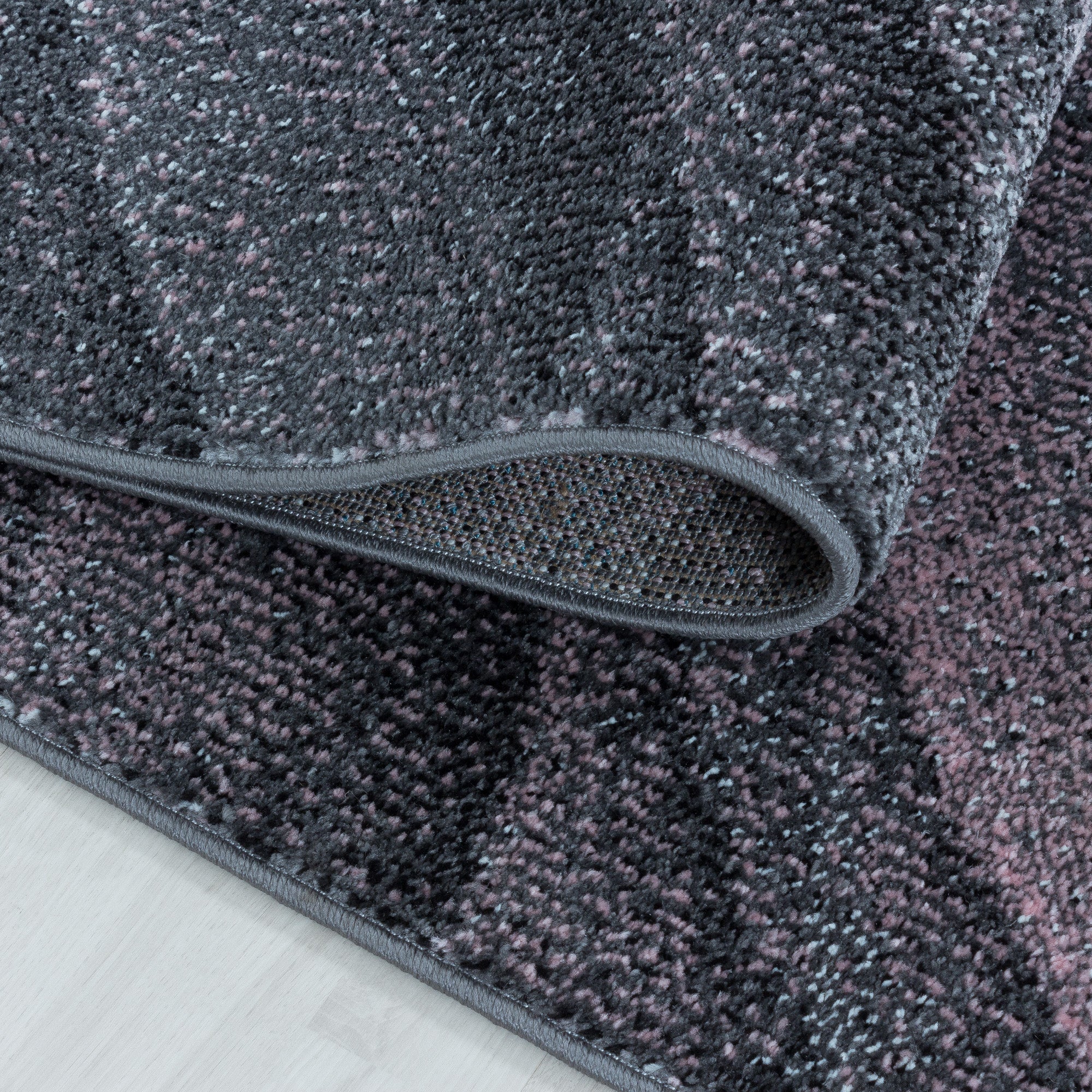 Modern Designer Wohnzimmer Teppich Weicher Kurzflor Abstrakt Wellen Design