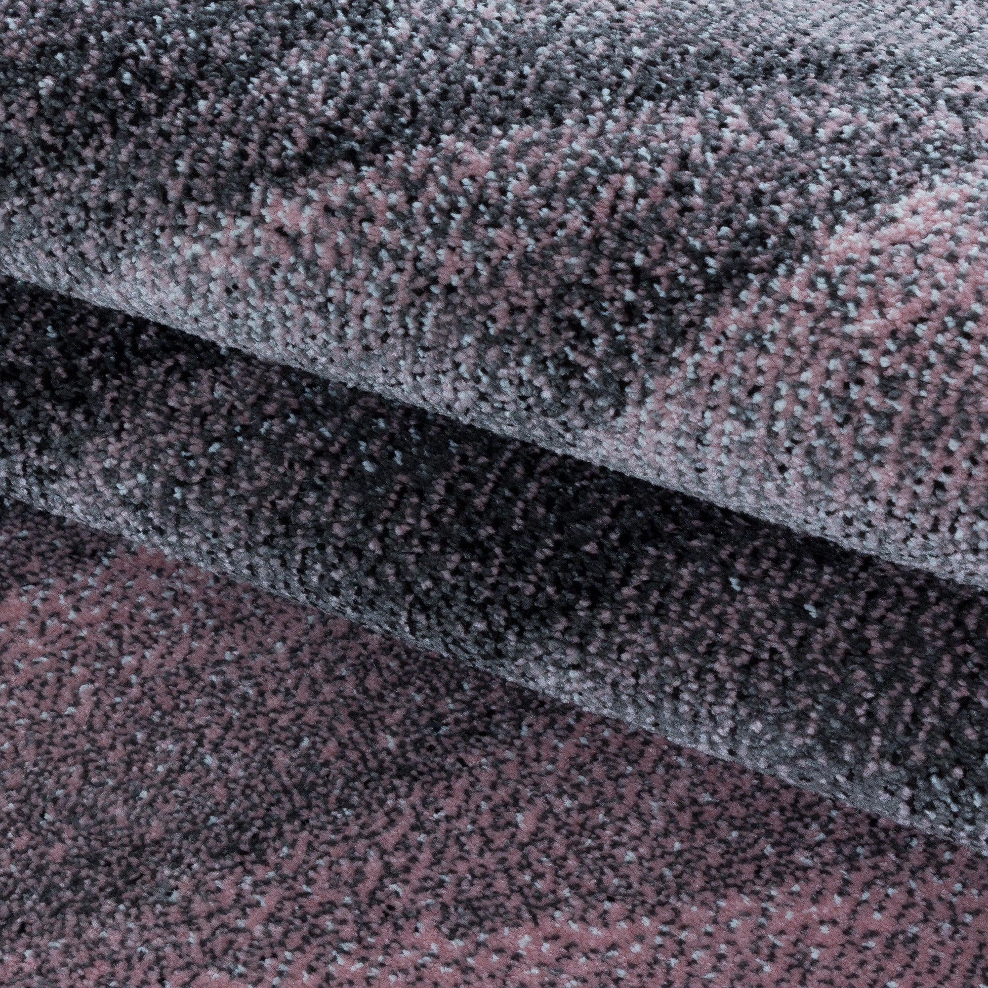 Modern Designer Wohnzimmer Teppich Weicher Kurzflor Abstrakt Wellen Design