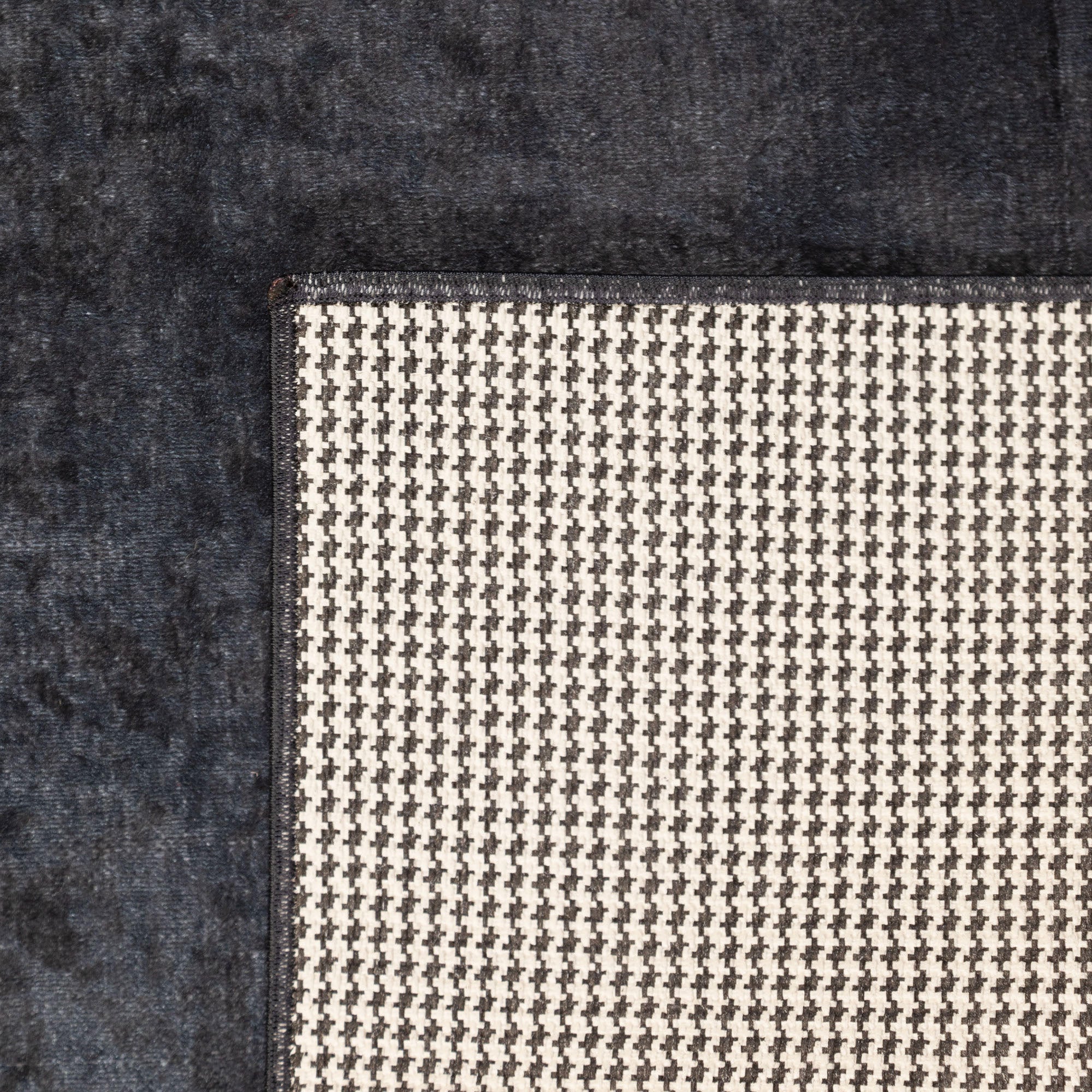 Waschbarer Teppich Wohnzimmer Flachgewebe Robust Mäander Design Rutschfest