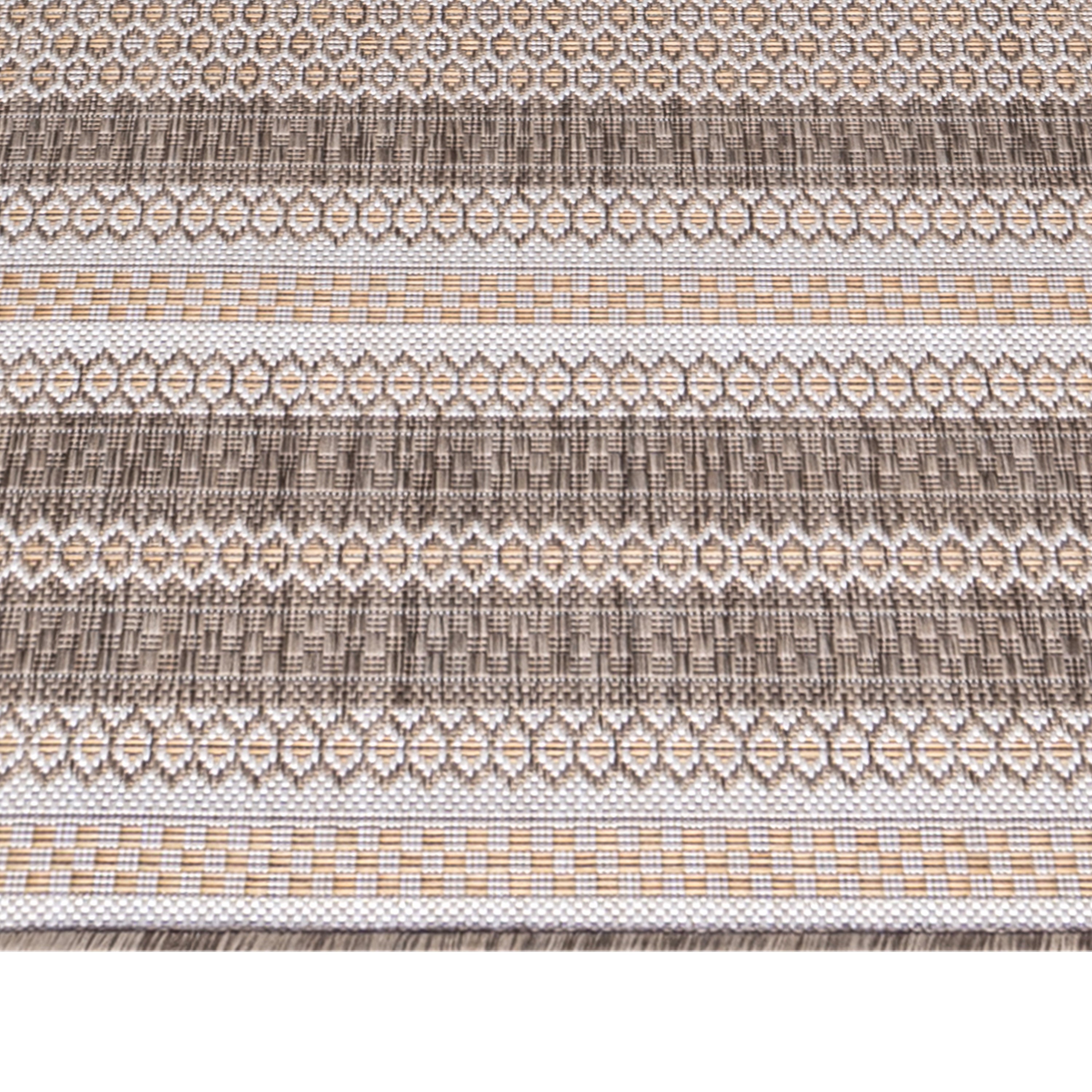 In-& Outdoor Teppich Vintage Design Flachgewebe Küchenteppich Balkon Terrasse