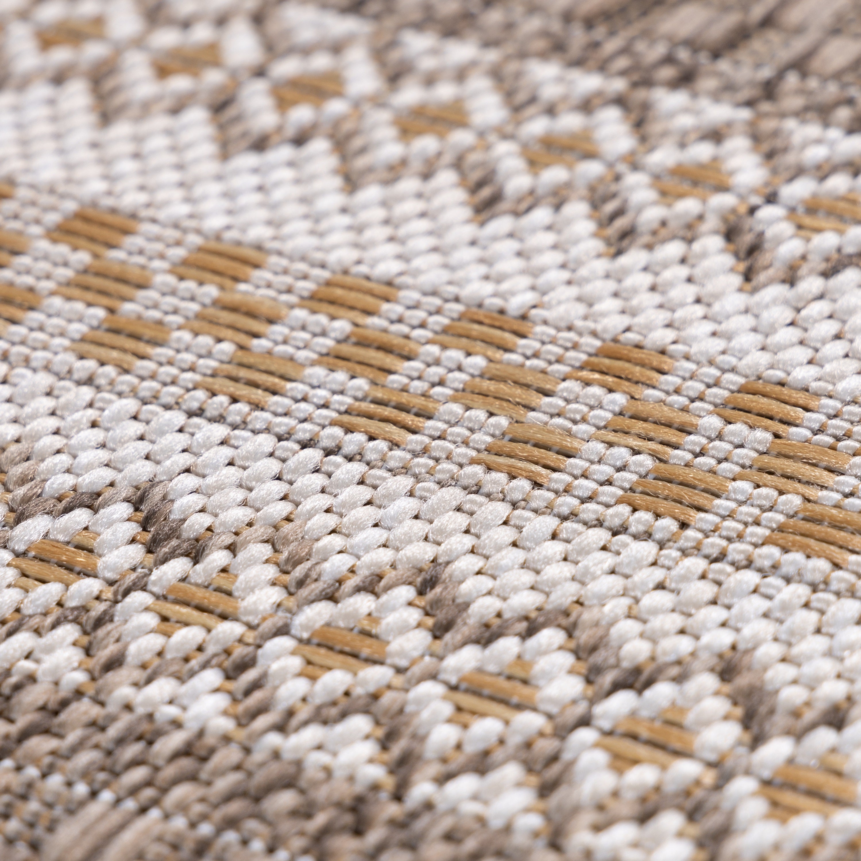 Indoor & Outdoor Rug Vintage Design Flat Weave Kitchen Rug Balcony Patio