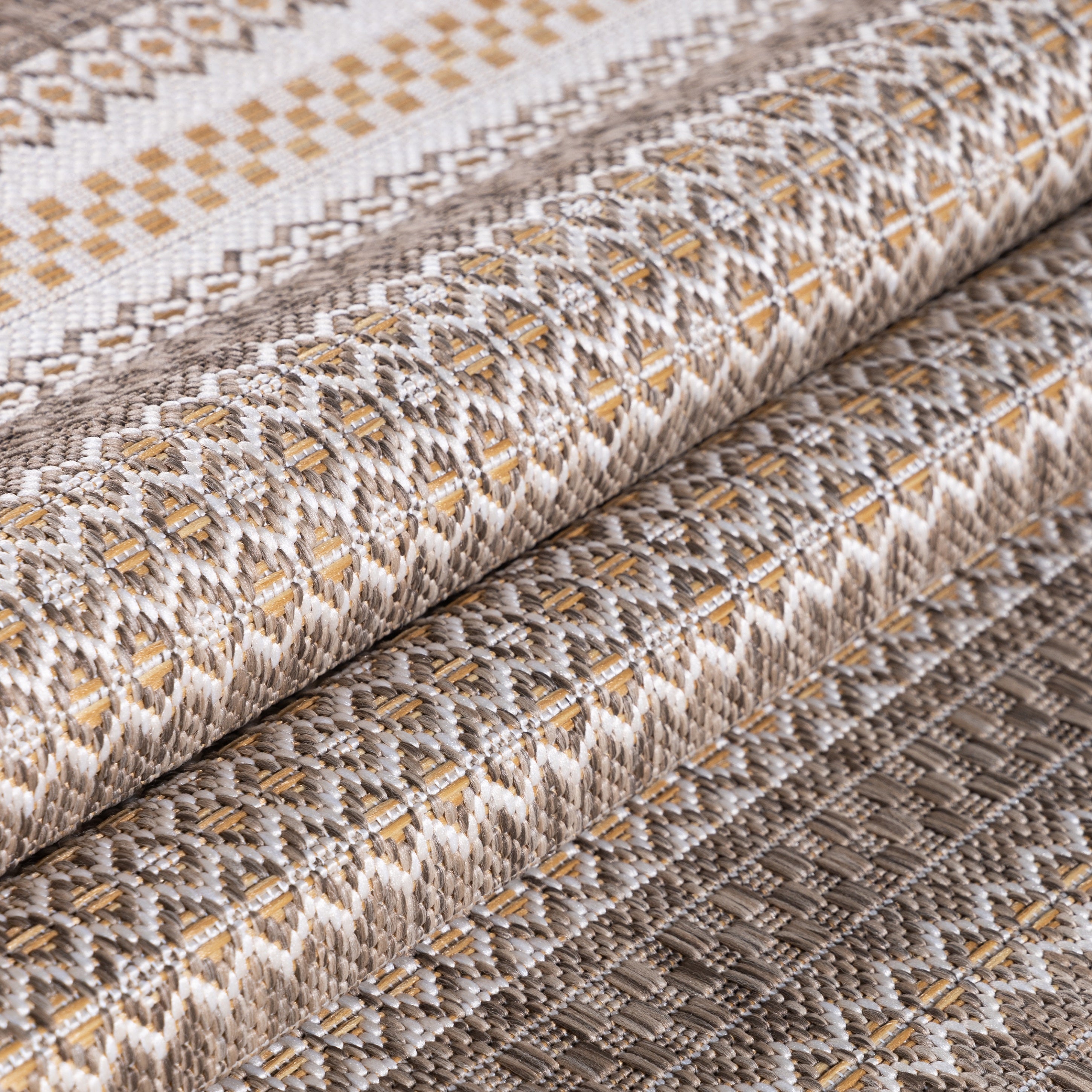 Indoor & Outdoor Rug Vintage Design Flat Weave Kitchen Rug Balcony Patio
