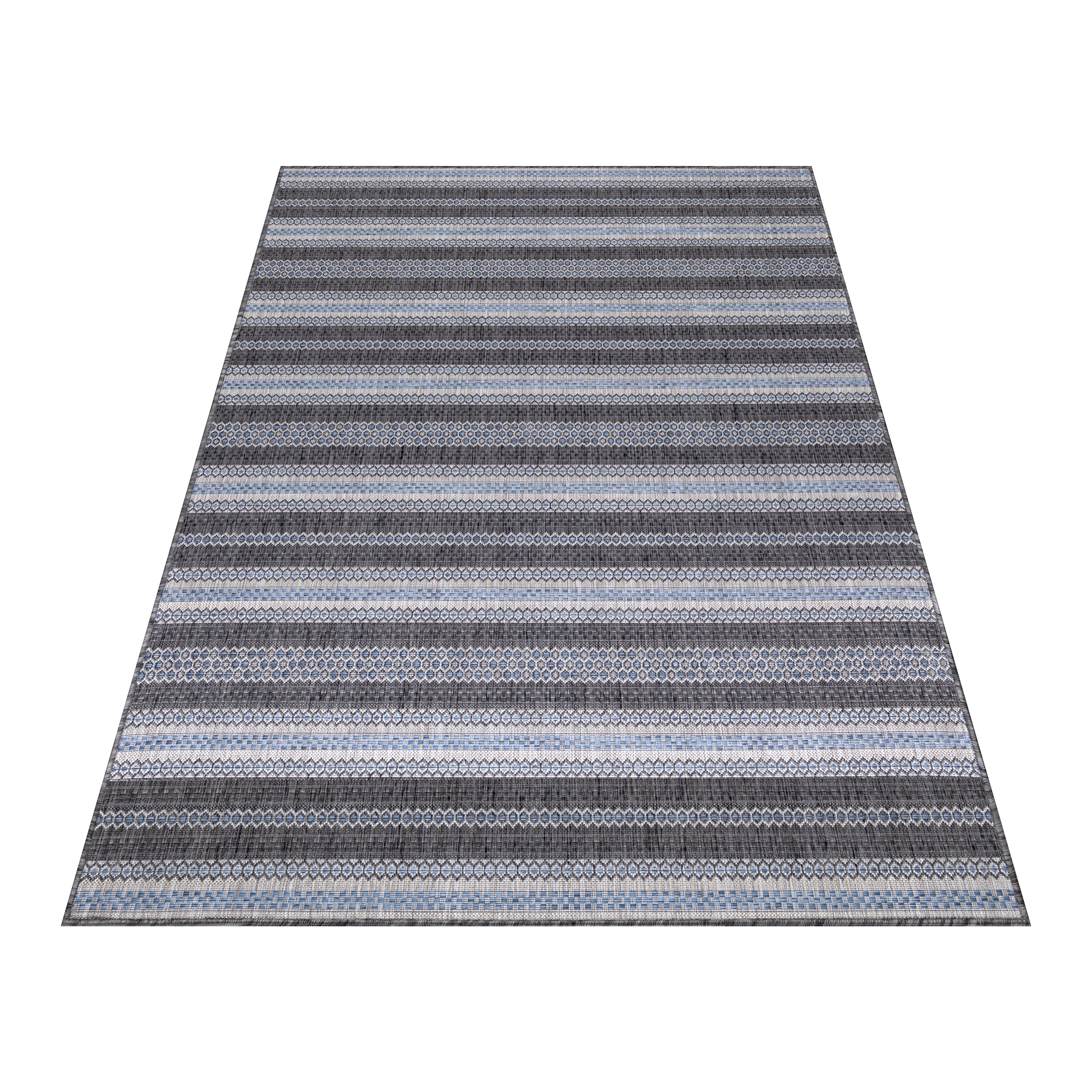 Indoor & Outdoor Rug Vintage Design Flat Weave Kitchen Rug Balcony Patio