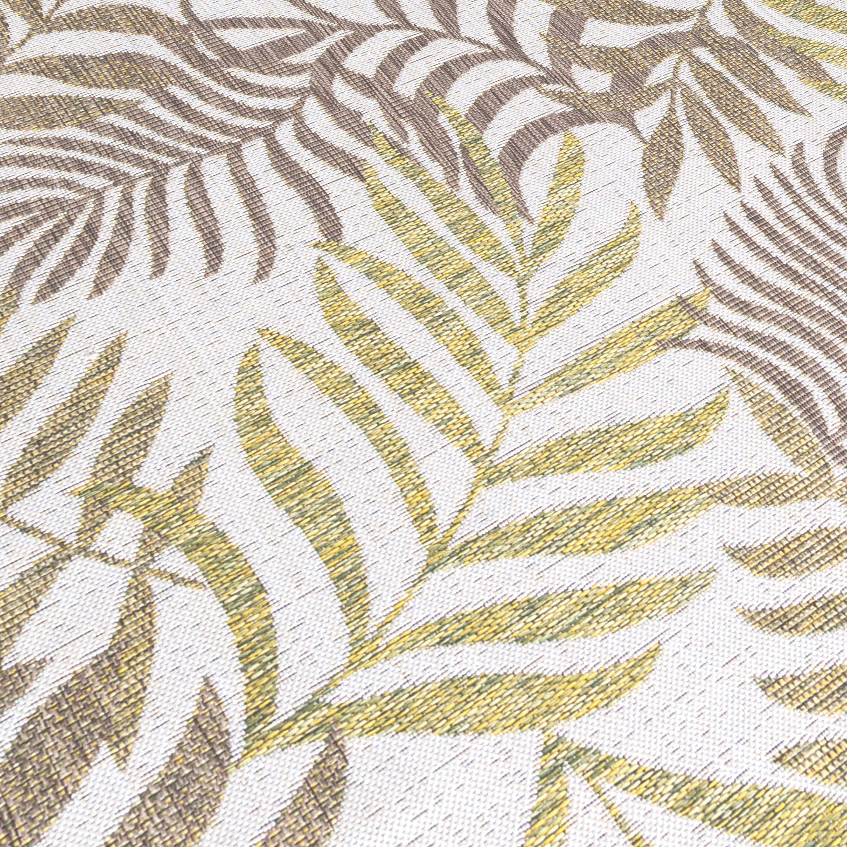 Indoor & Outdoor Rug Palm Tree Design Flat Weave Kitchen Rug Balcony Patio